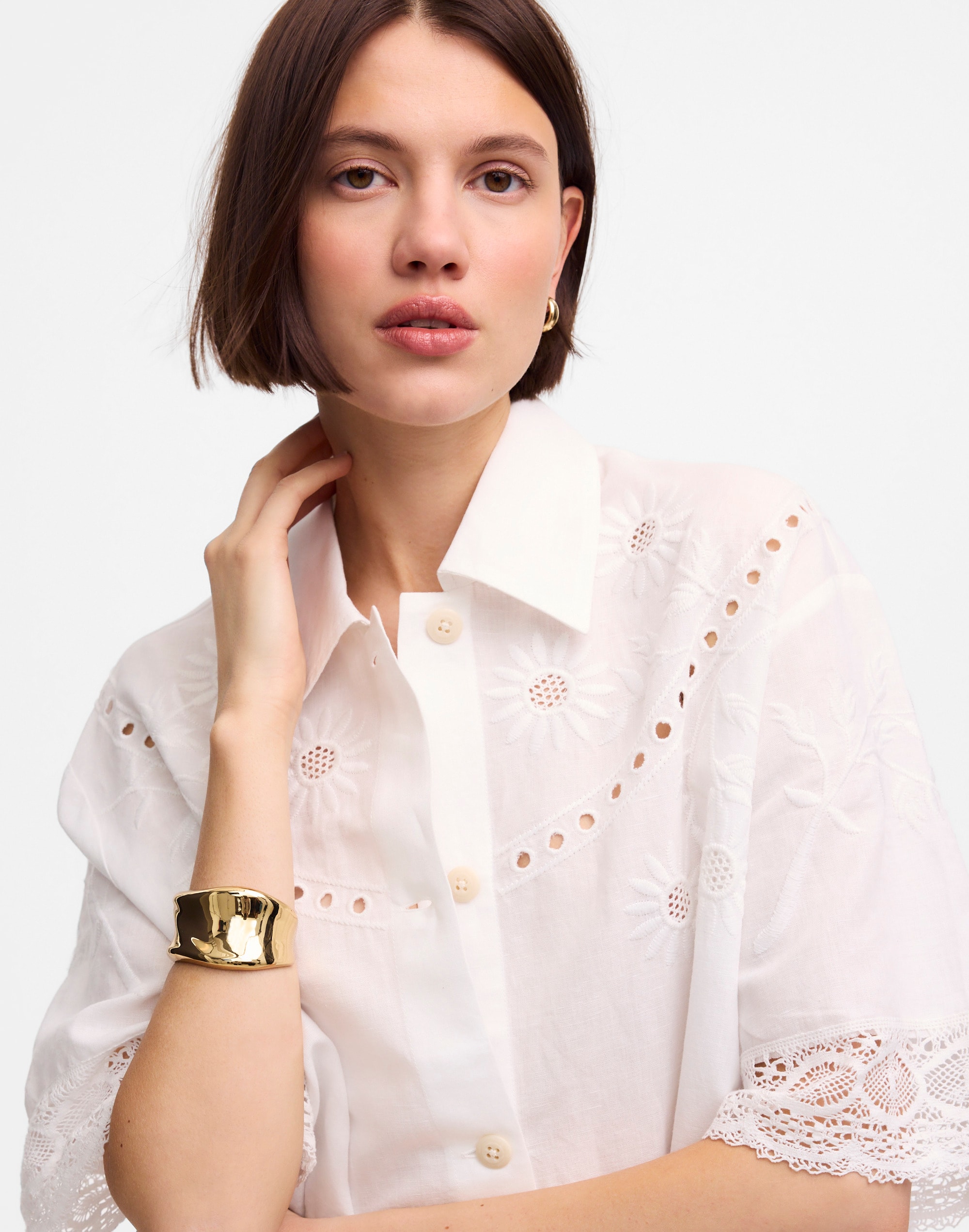 Wavy Chunky Cuff Bracelet