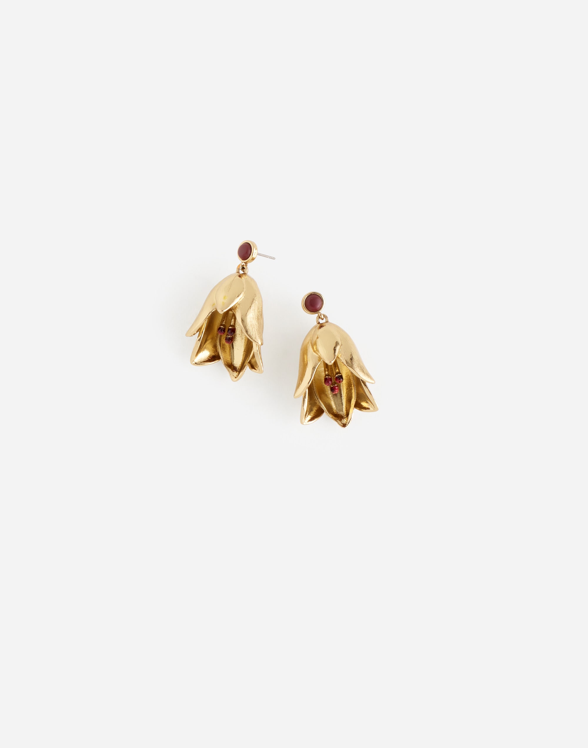Semiprecious Lily Statement Earrings