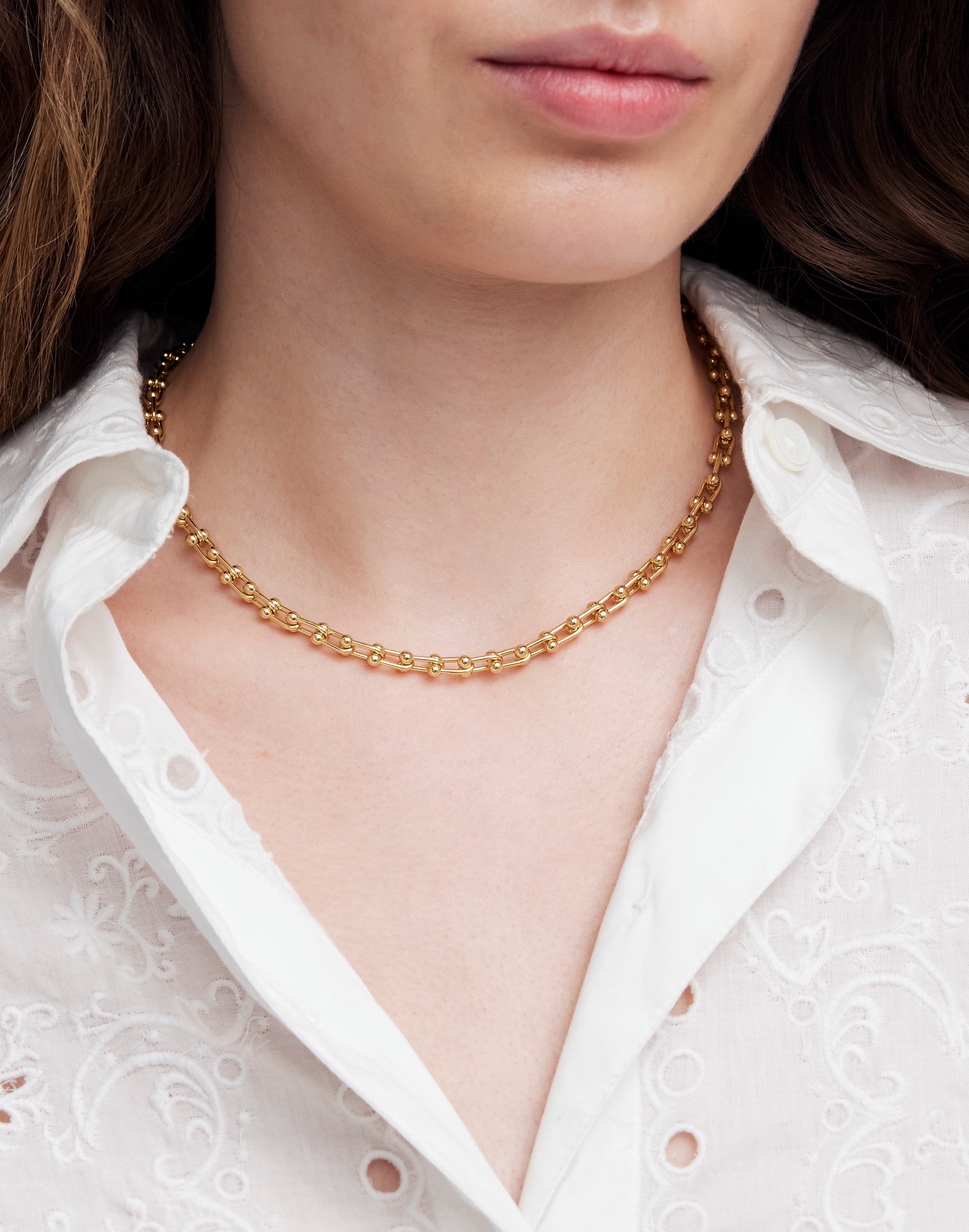 U-Link Chain Choker Necklace