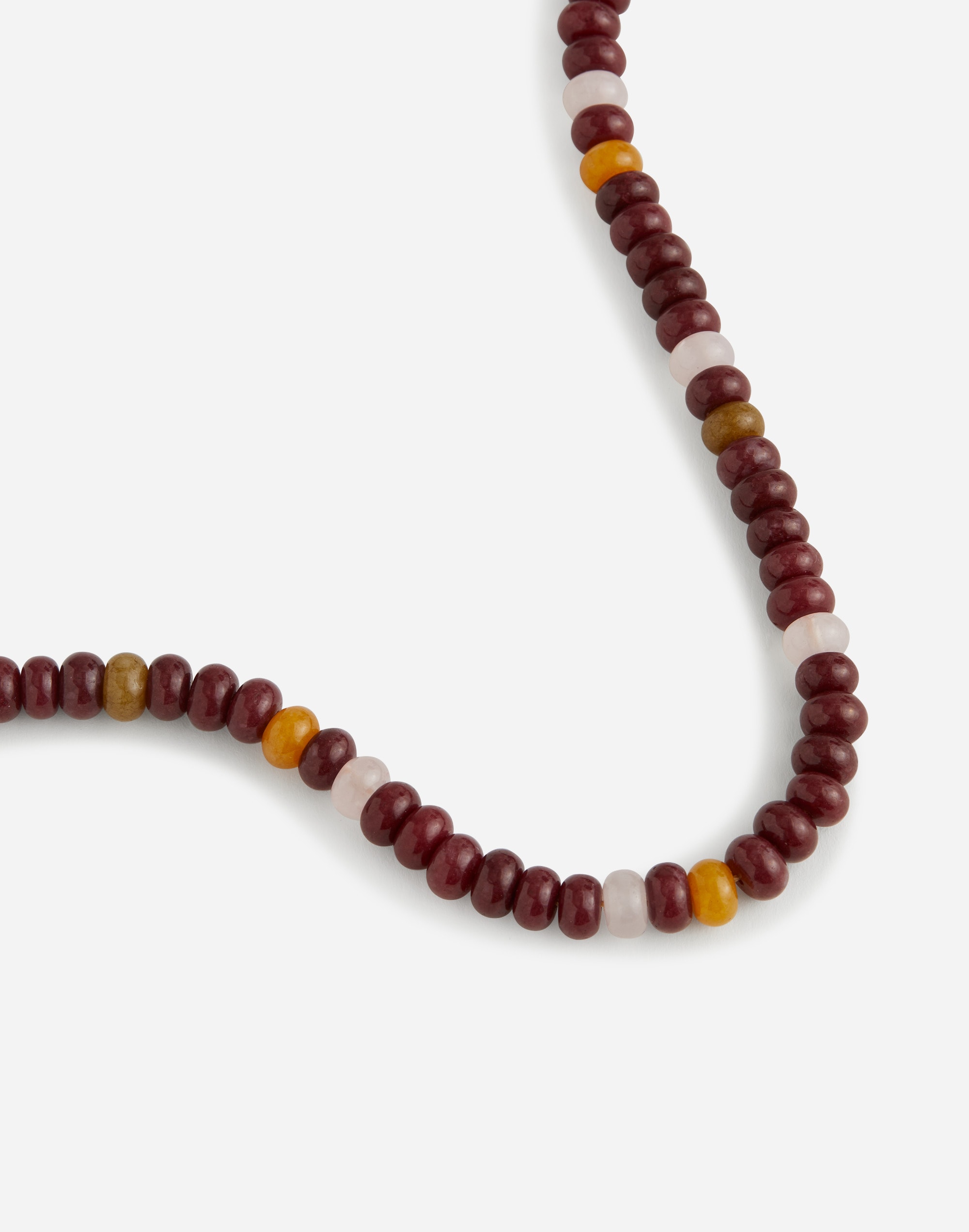 Semiprecious Beaded Choker Necklace