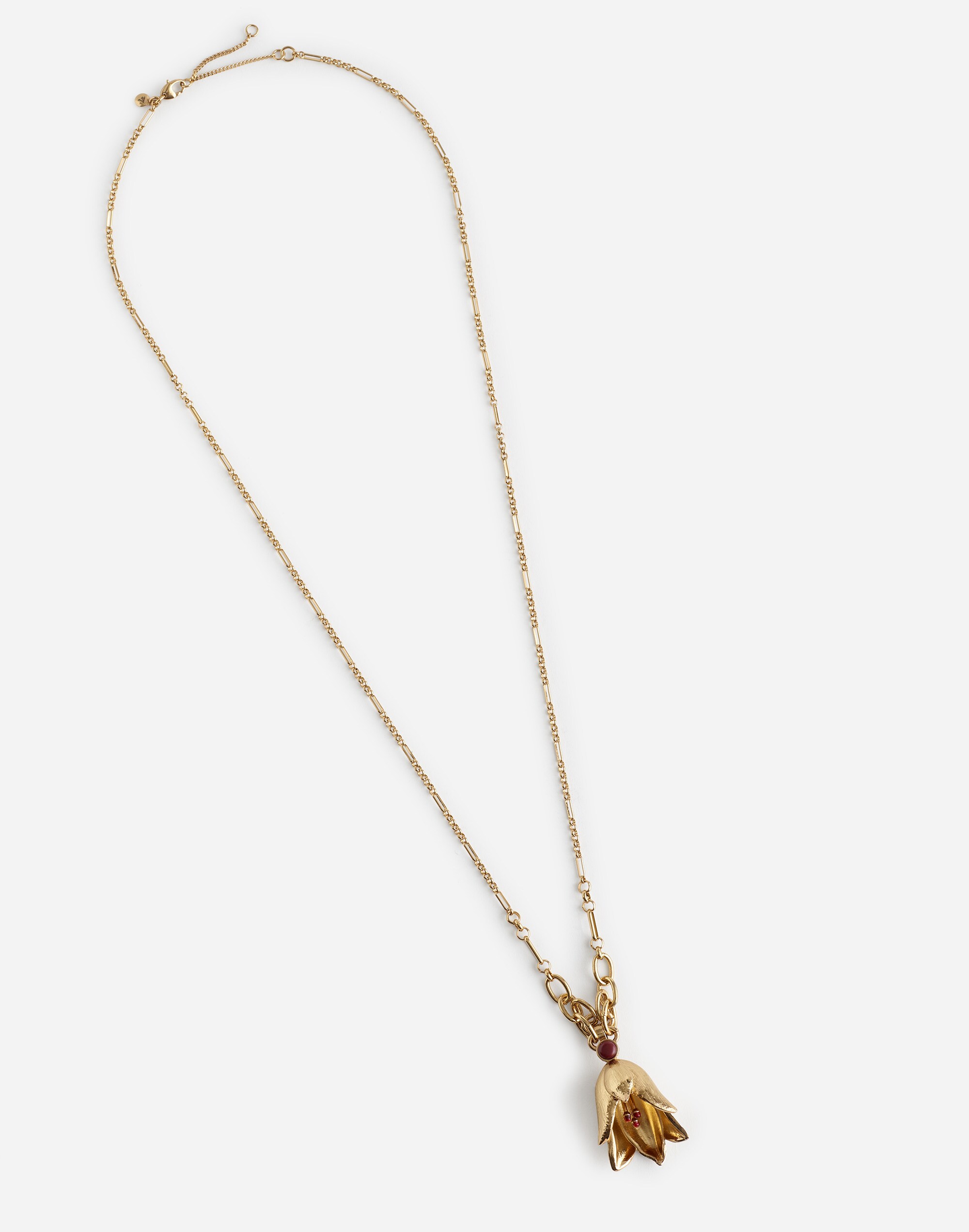 Semiprecious Lily Long Necklace