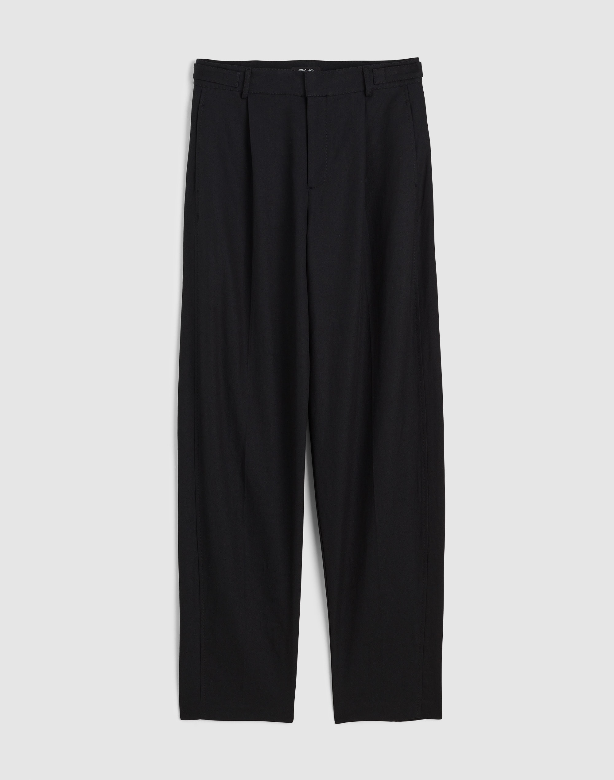 High-Rise Barrel-Leg Pants