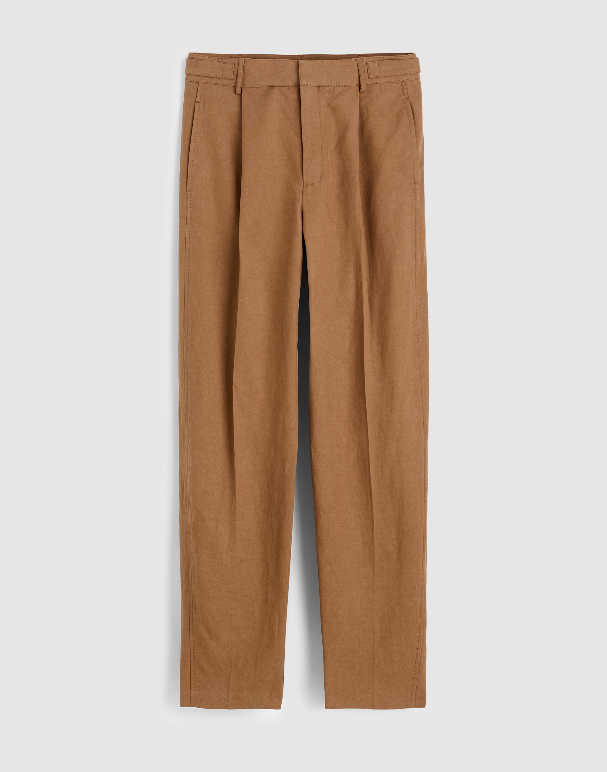 High-Rise Barrel-Leg Pants