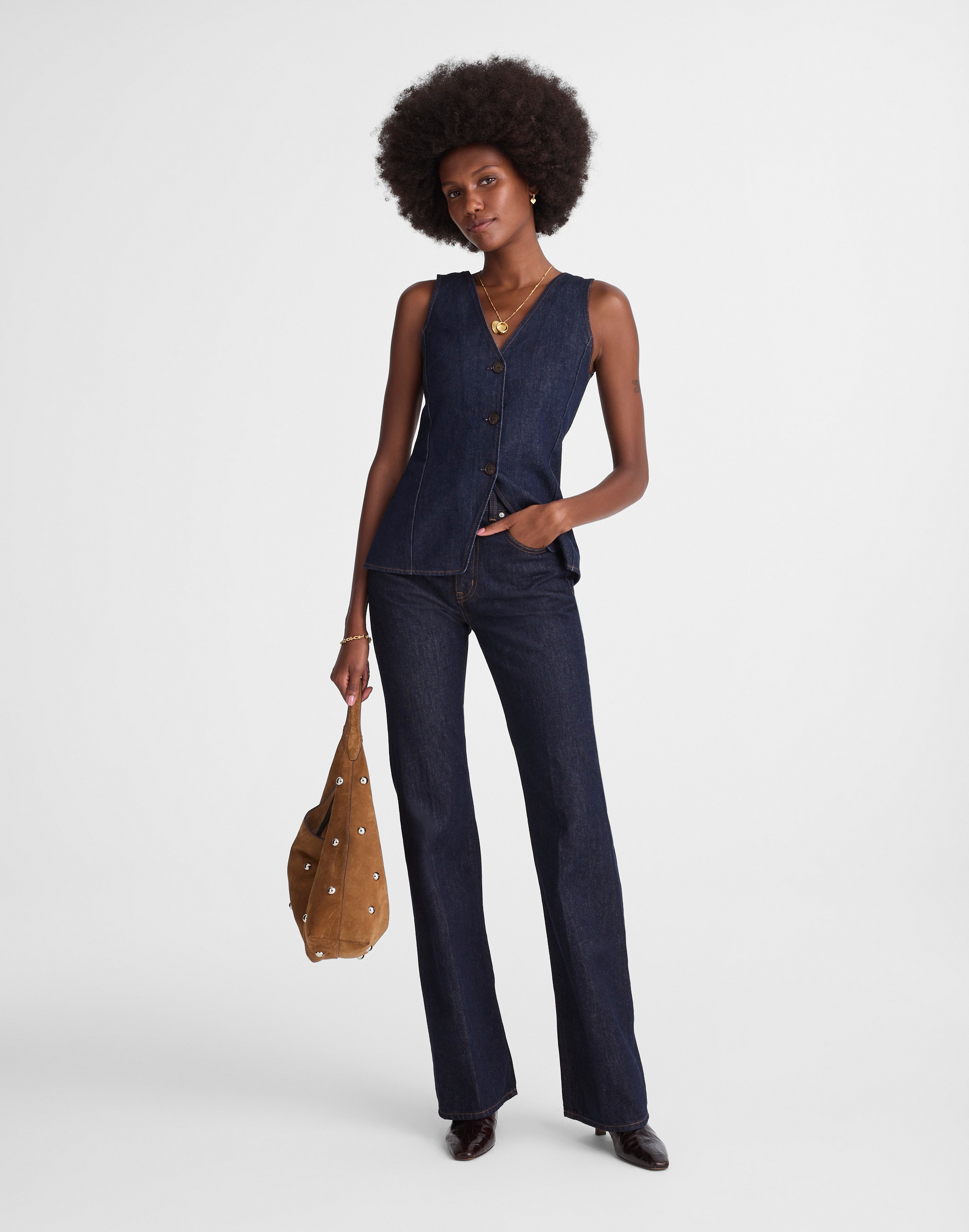 the petite vintage flare jean