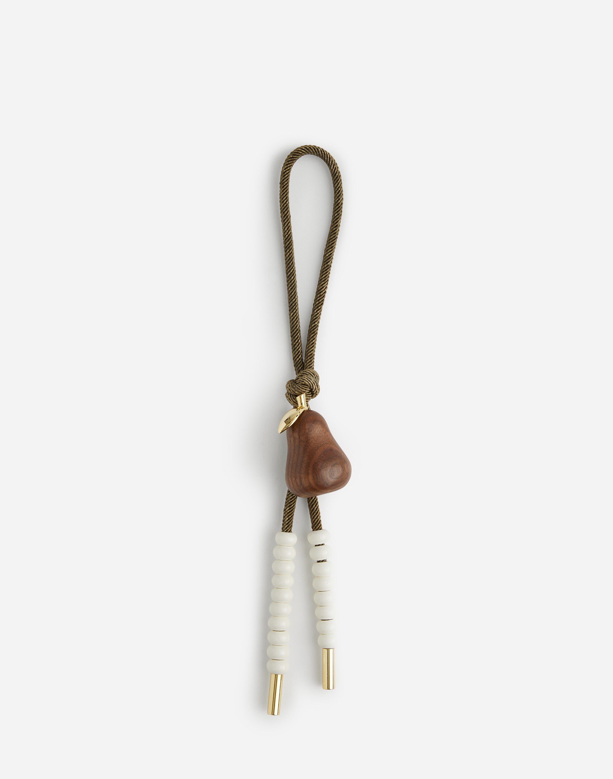 Carved Pear Bag Charm