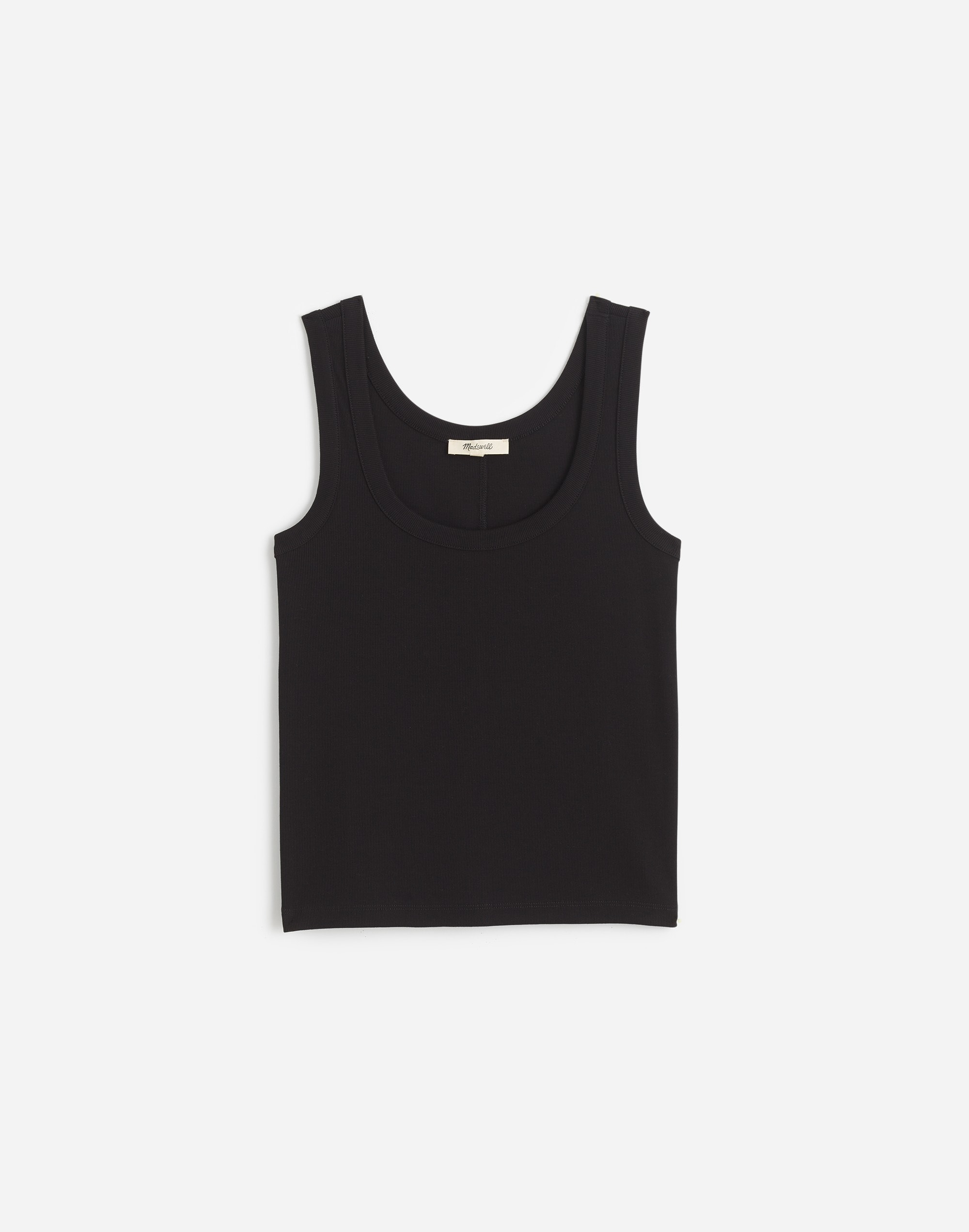 (Re)generative Cotton Ribbed Scoopneck Tank