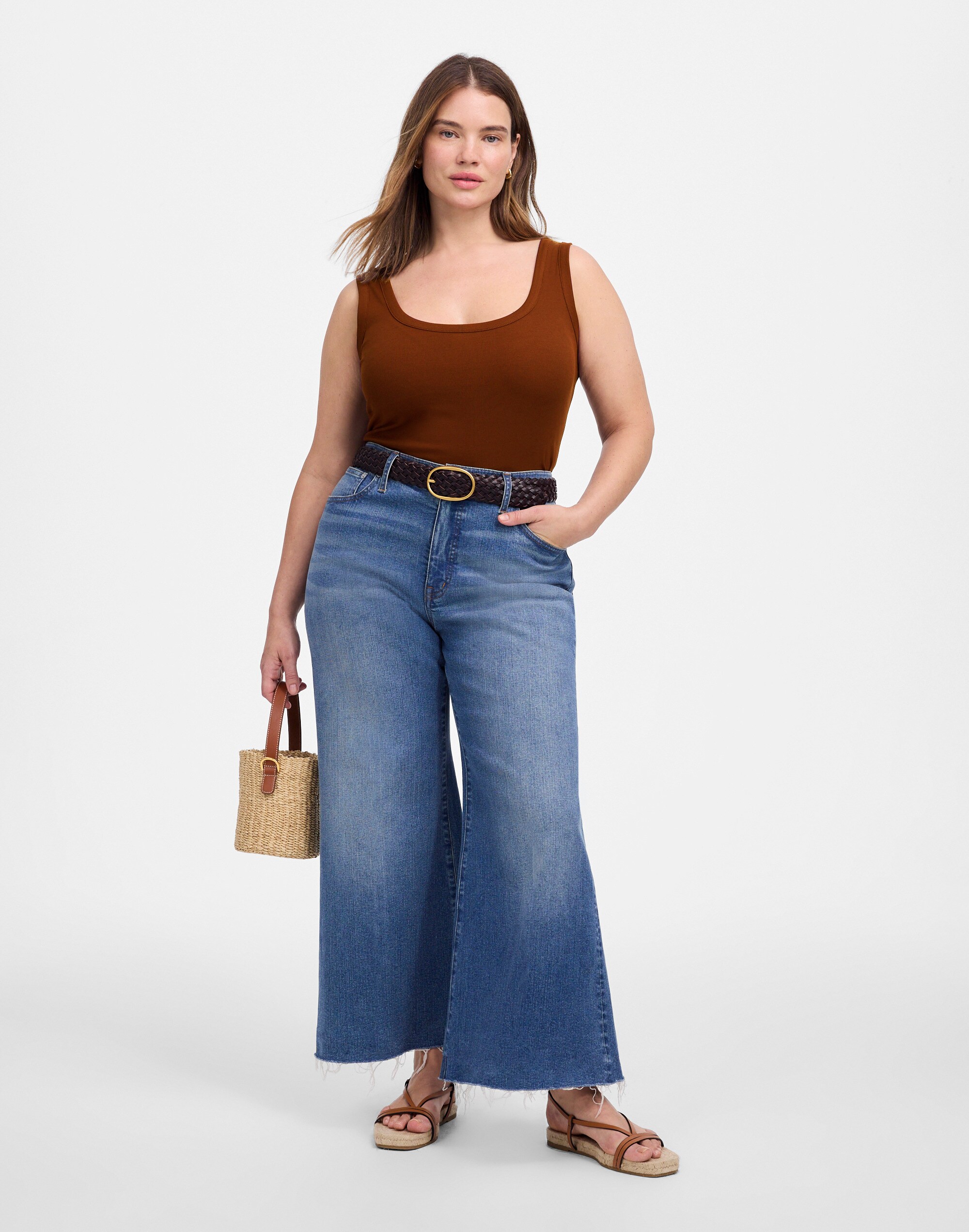 (Re)generative Cotton Ribbed Scoopneck Tank