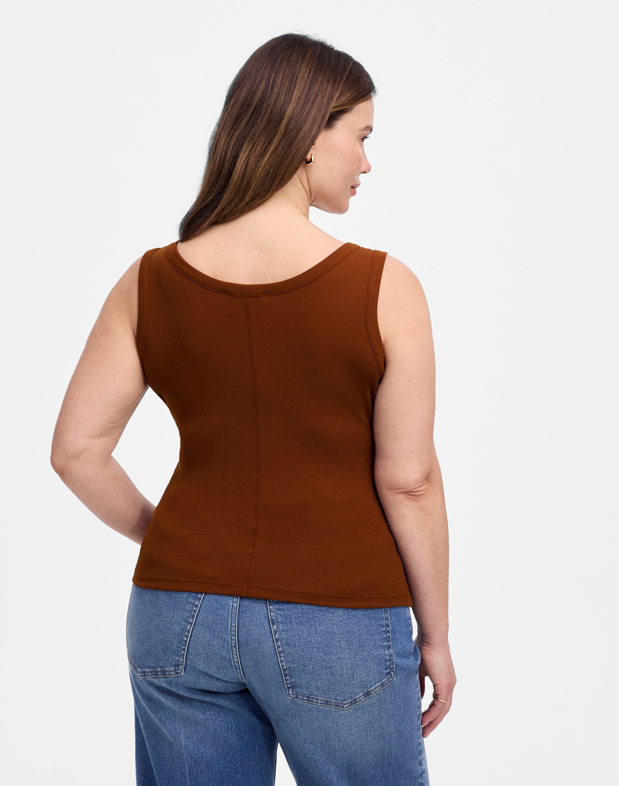 (Re)generative Cotton Ribbed Scoopneck Tank