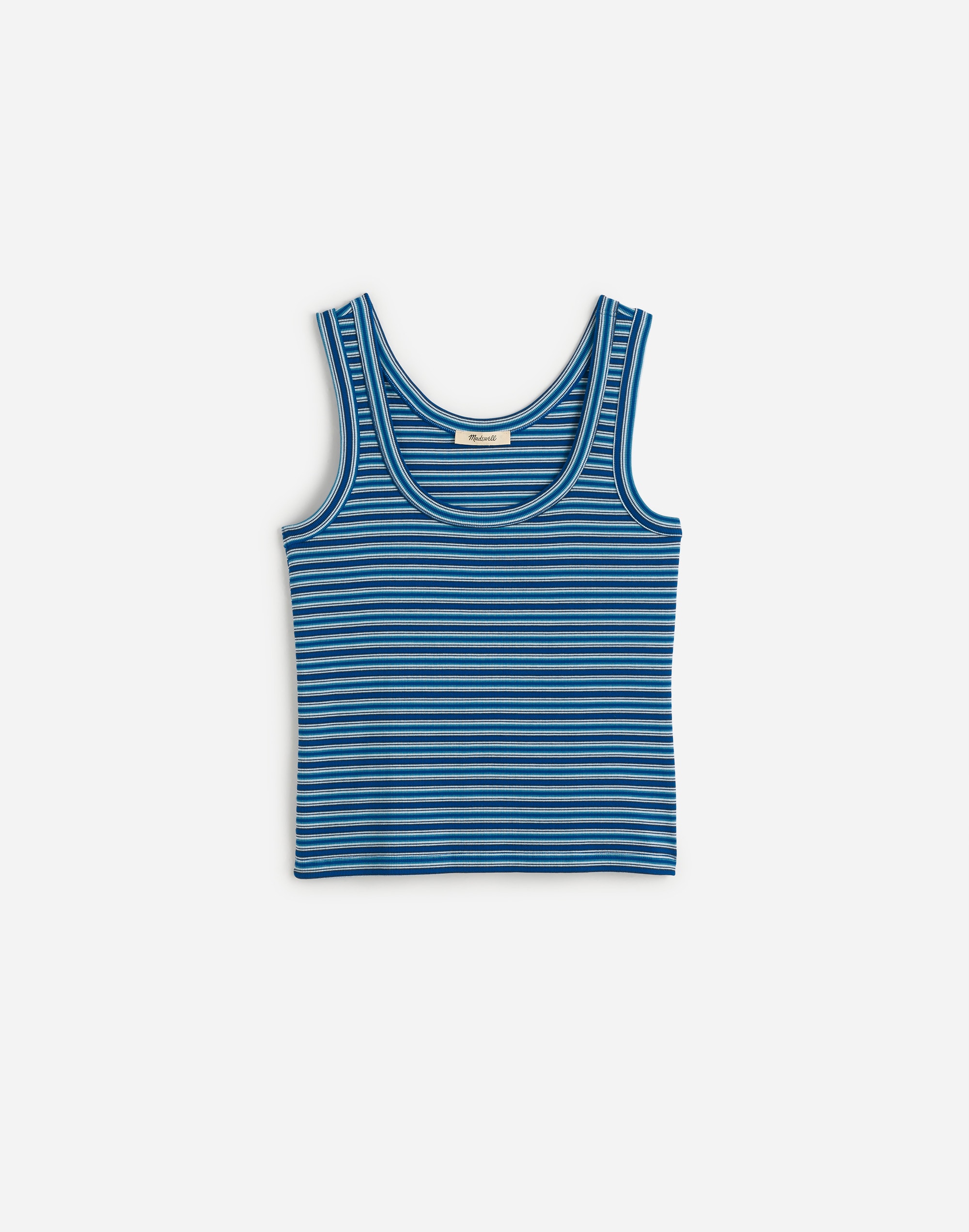 (Re)generative Cotton Ribbed Scoopneck Tank