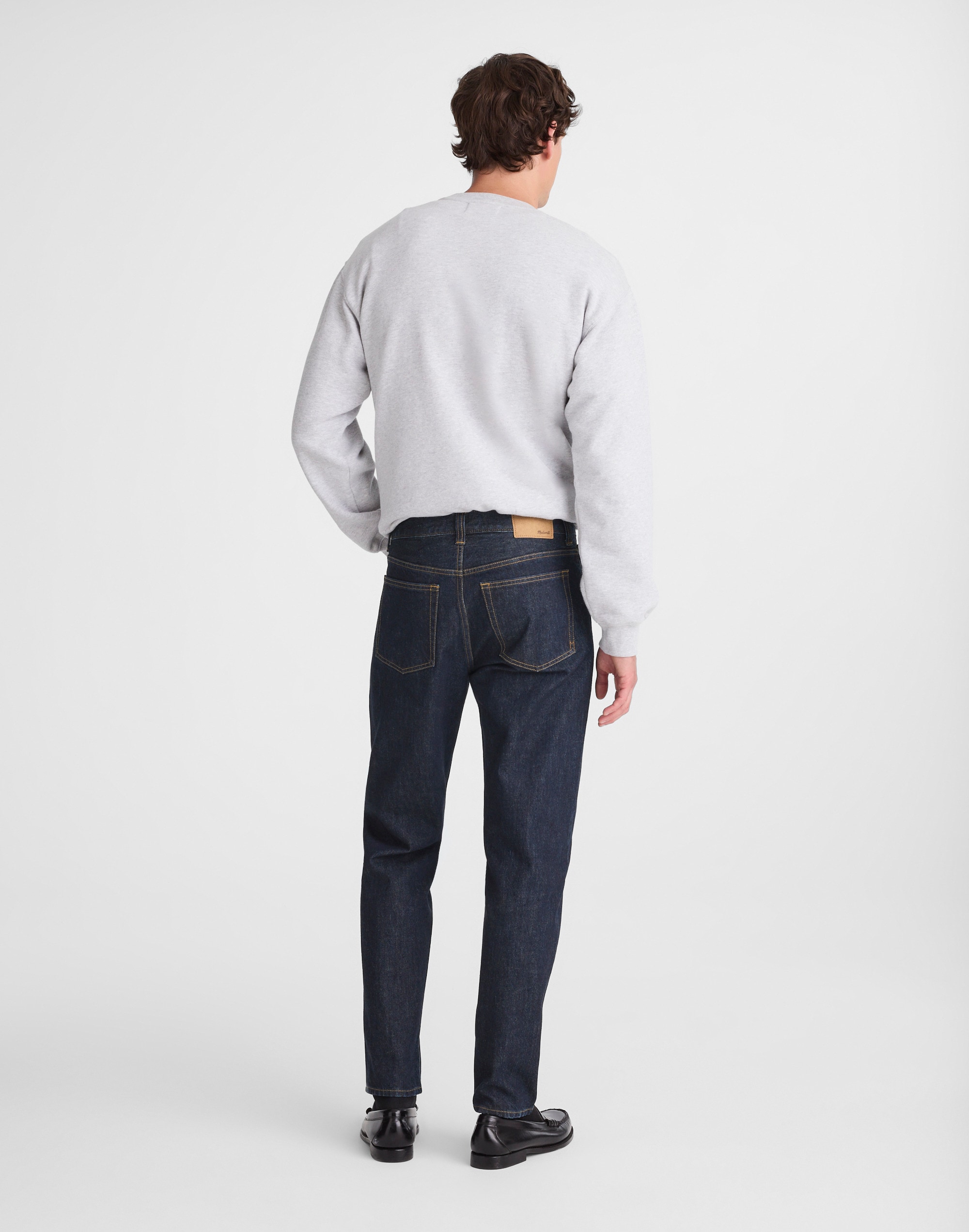 Relaxed Taper Jeans in Japanese Denim Alternate Image 4