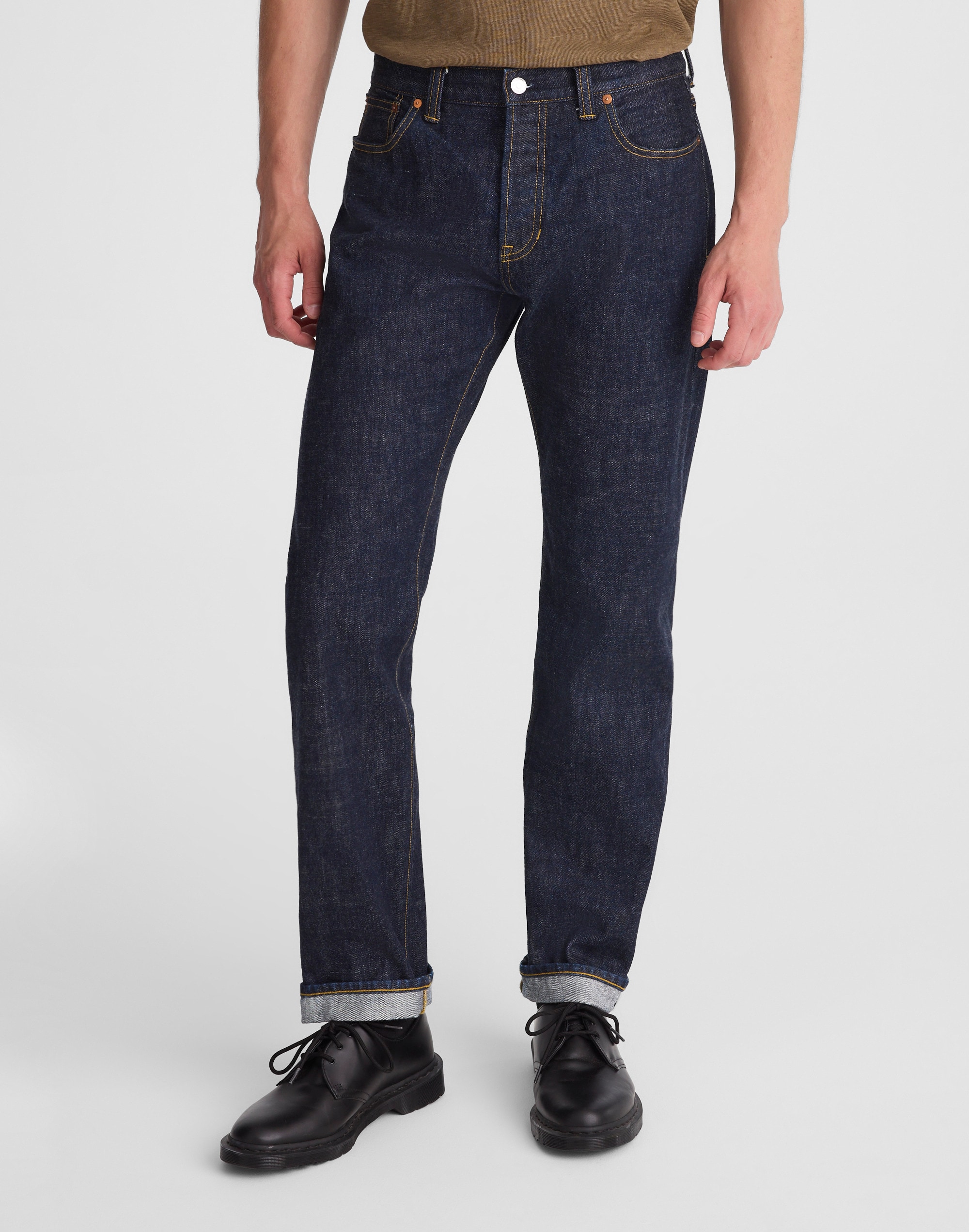 The 1991 Straight-Leg Jean in Hand-Dyed Japanese Selvedge