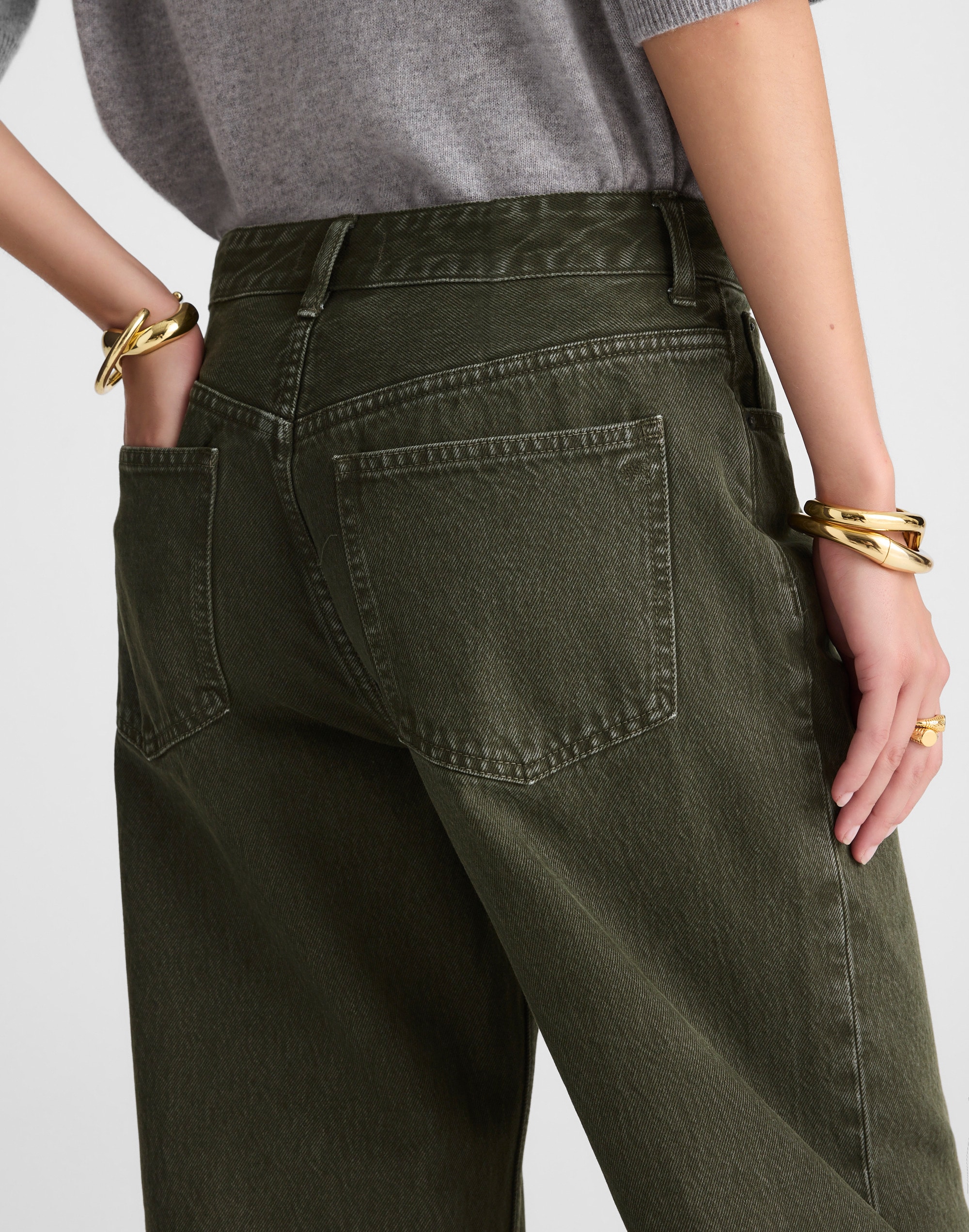 The Darted Barrel-Leg Jean Alternate Image 5