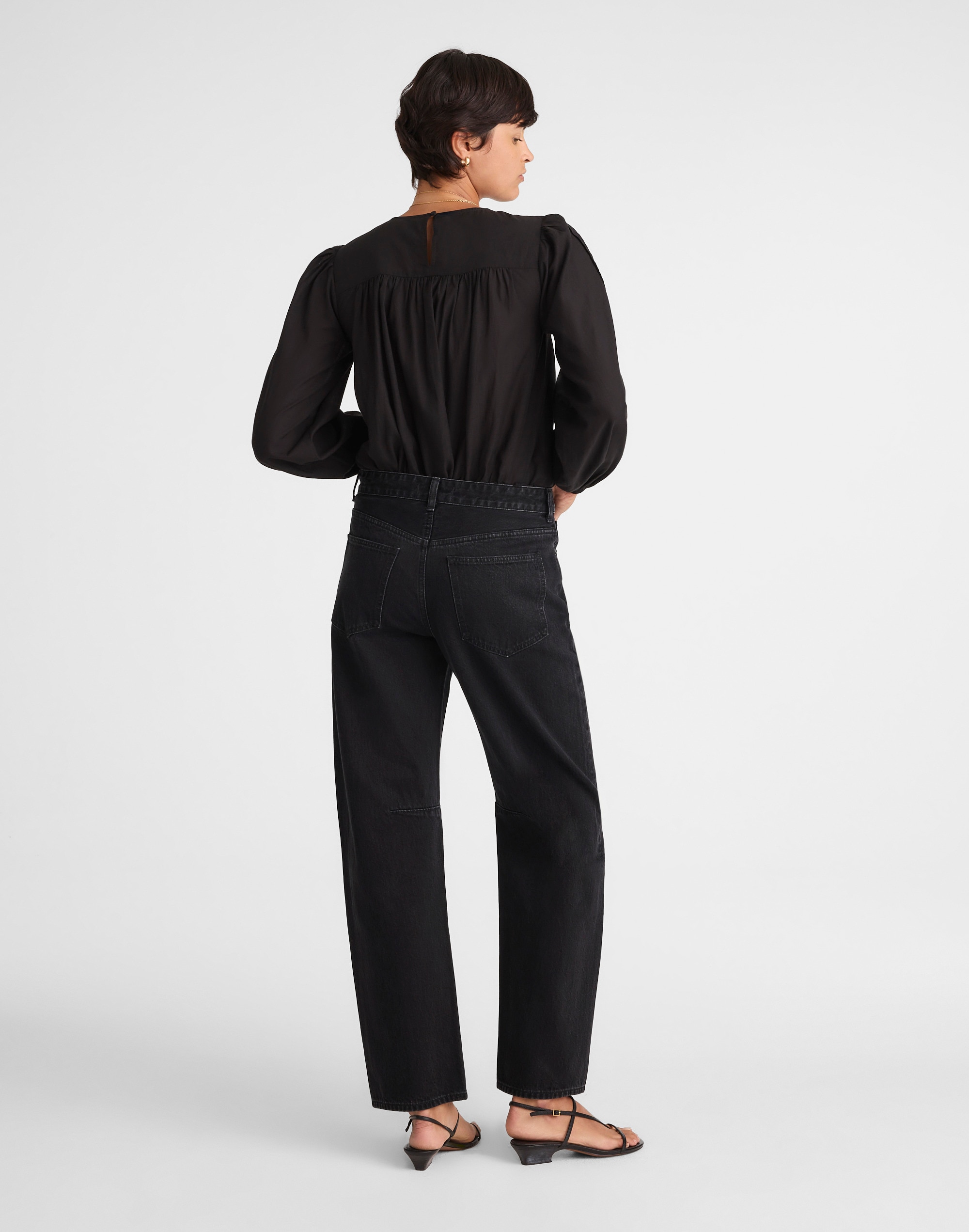 The Darted Barrel-Leg Jean Alternate Image 4