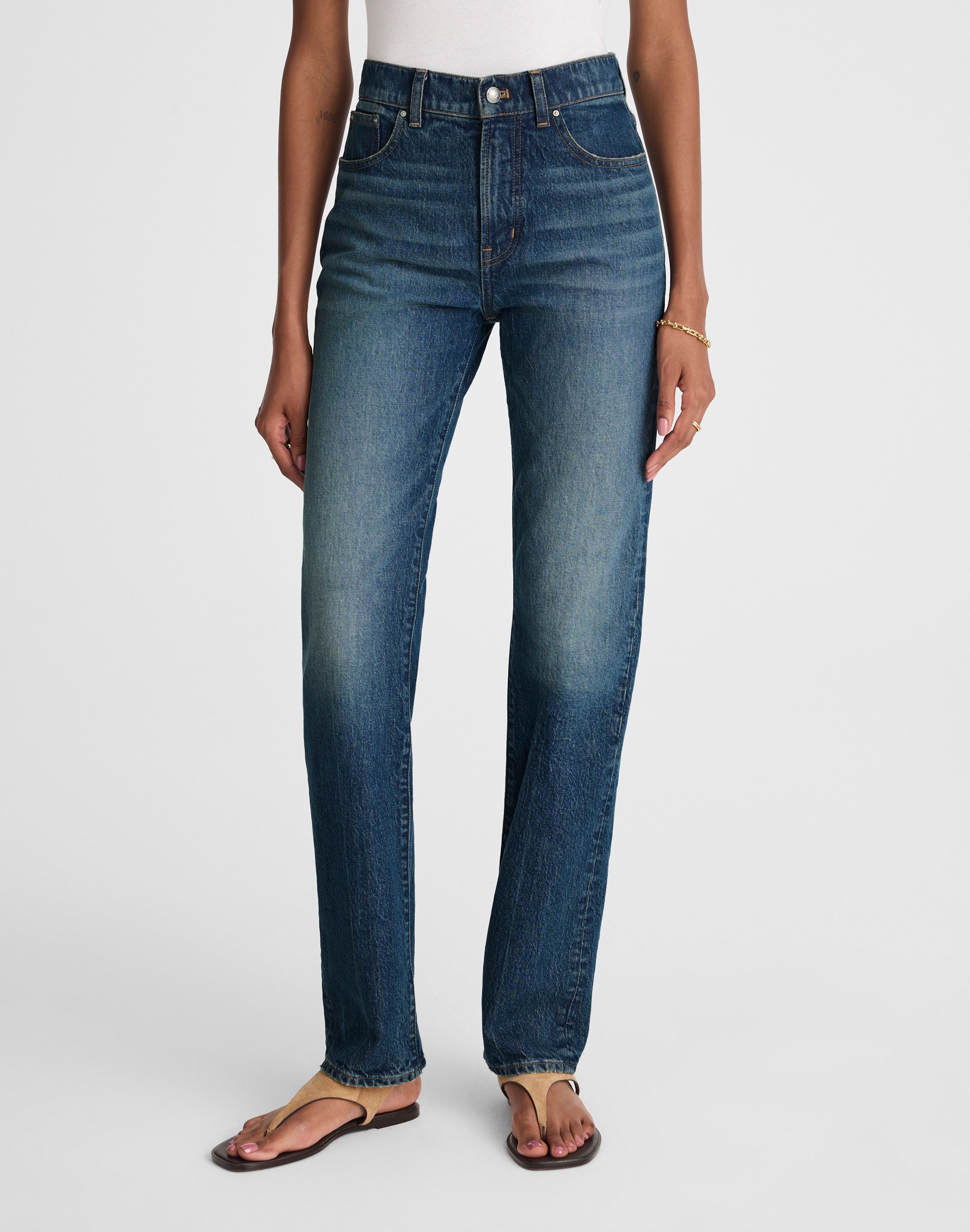 The Petite Longline Straight Jean