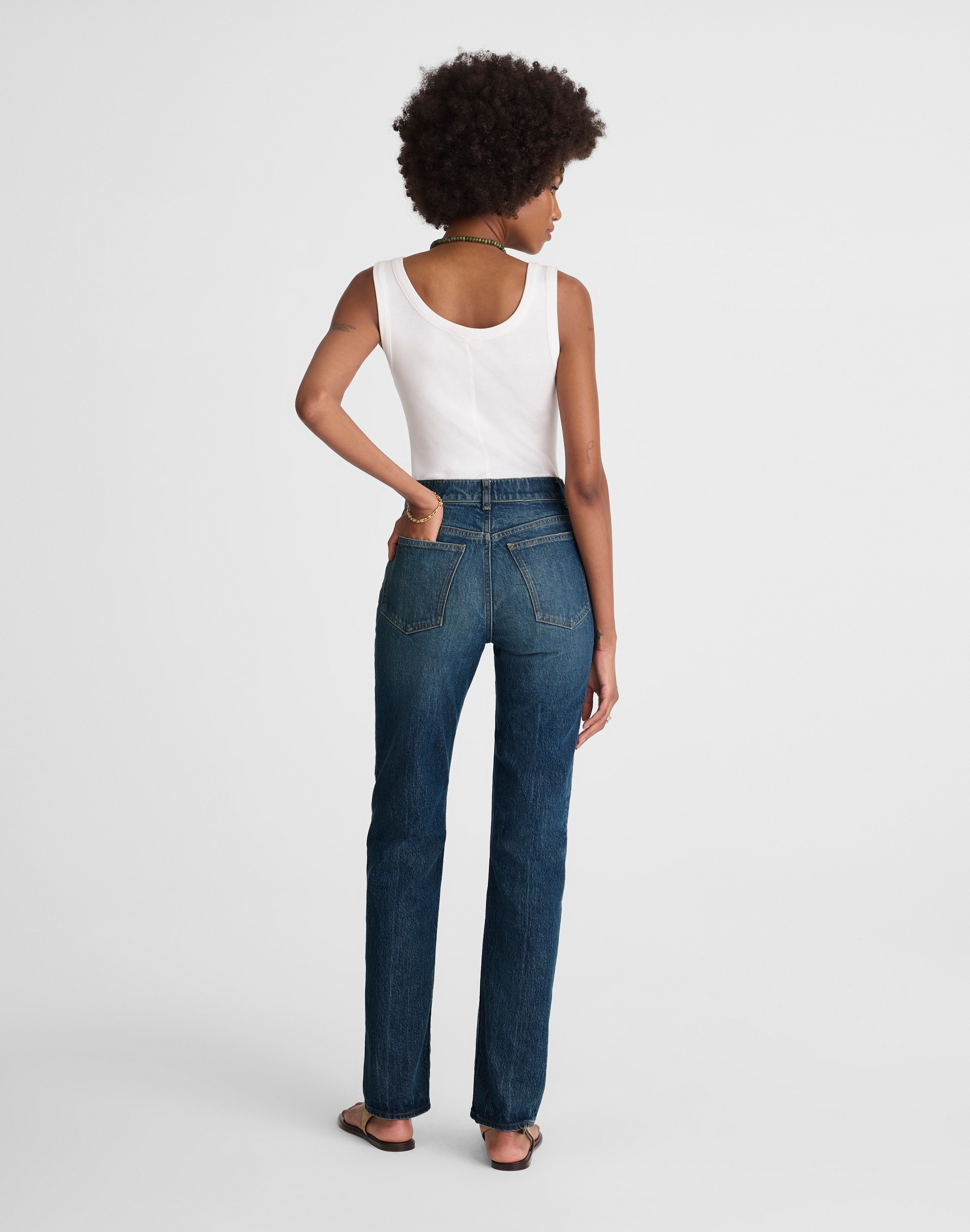 The Petite Longline Straight Jean