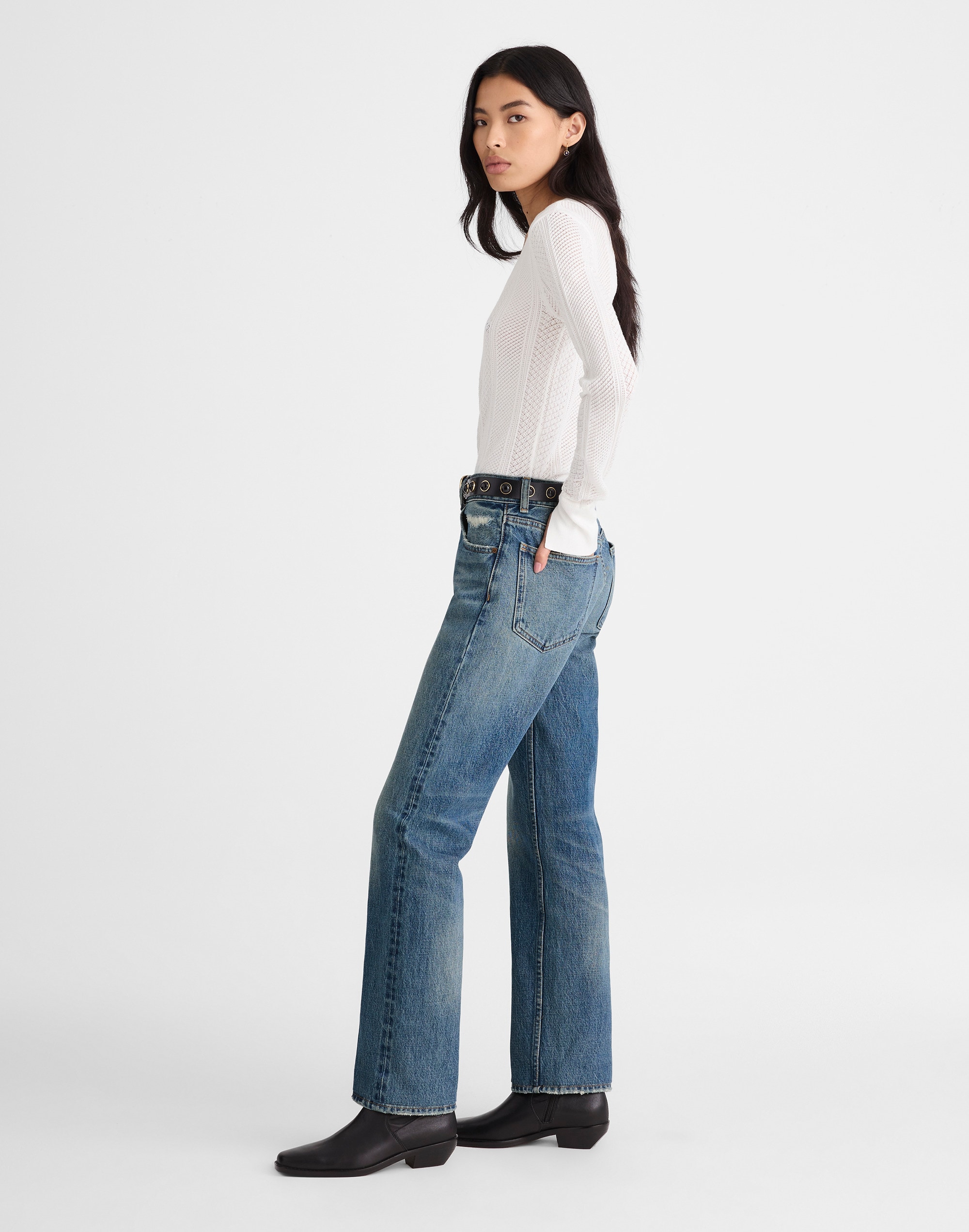 Madewell x Kaihara Selvedge Denim Dean Easy Straight Jean