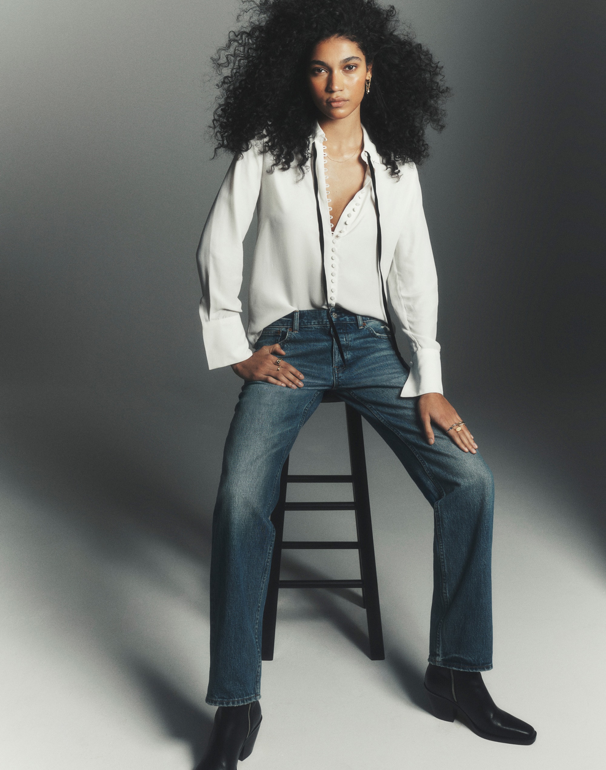 Madewell x Kaihara Selvedge Denim Dean Easy Straight Jean