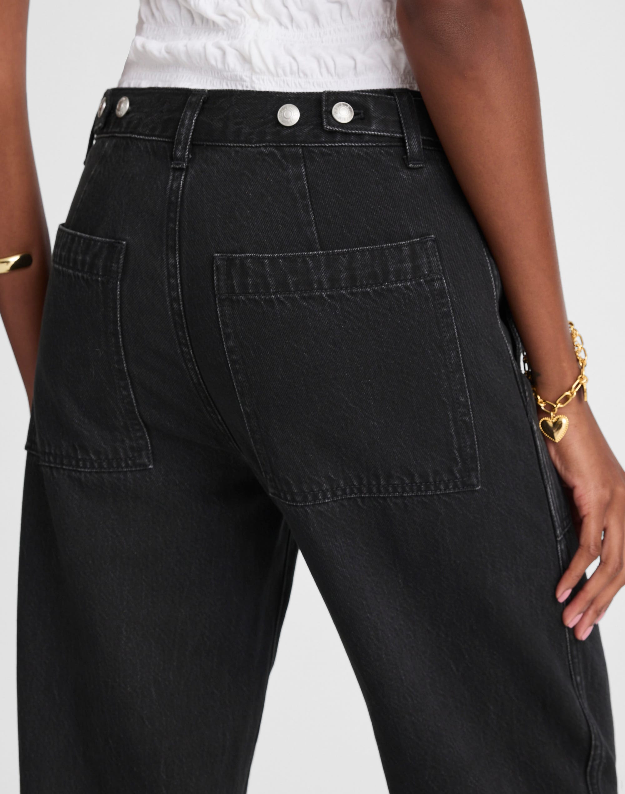 The Low-Slung Baggy Jean in Airy Denim