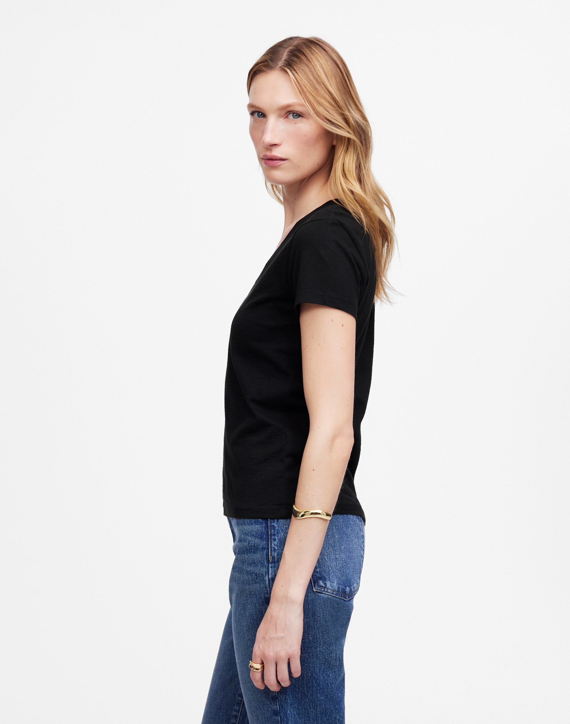 Slub Perfect V-Neck Tee