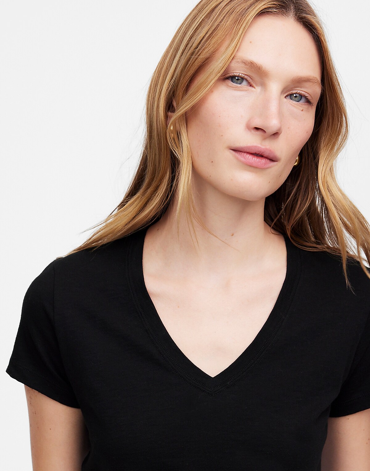 Slub Perfect V-Neck Tee