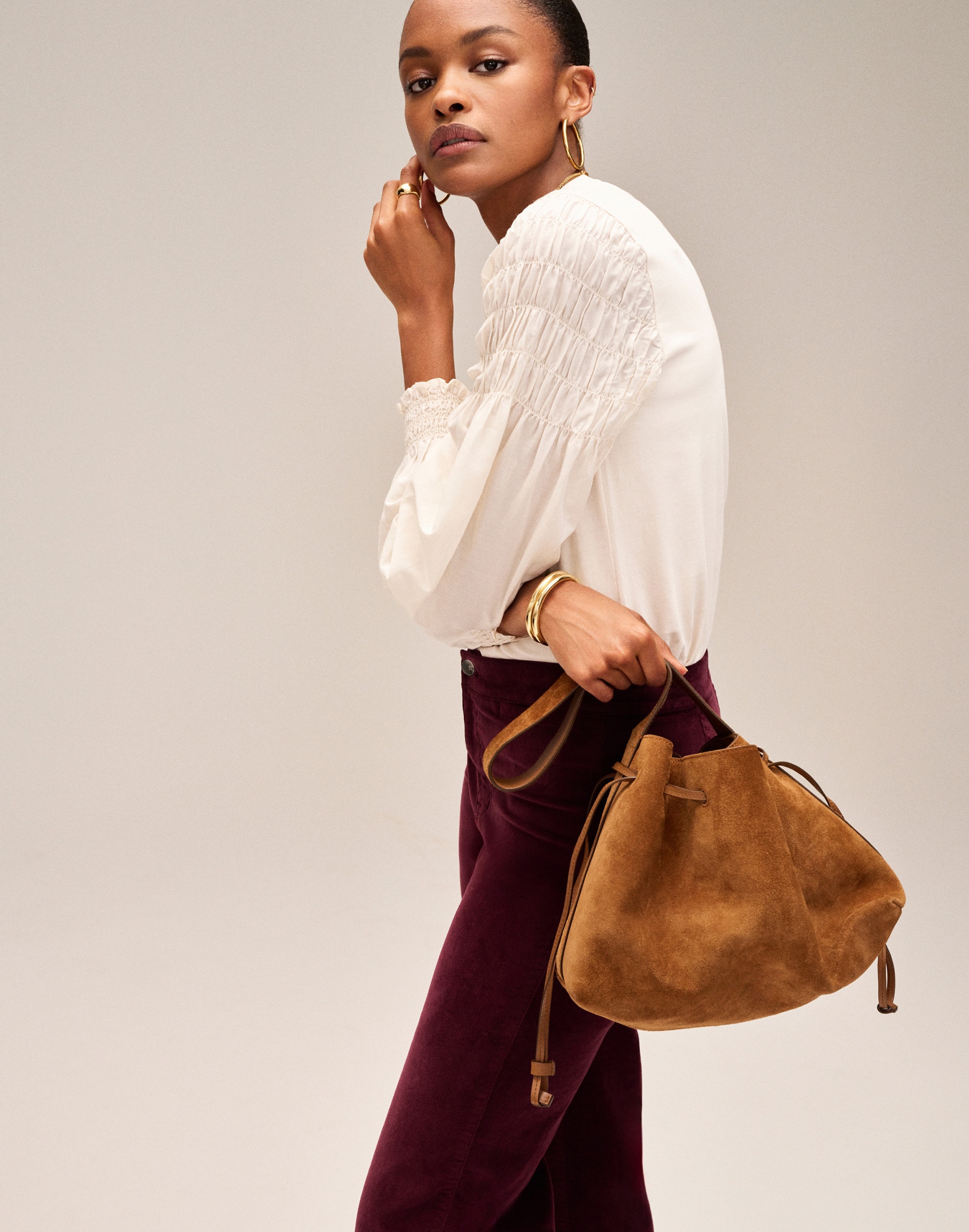 The Drawstring Shoulder Bag