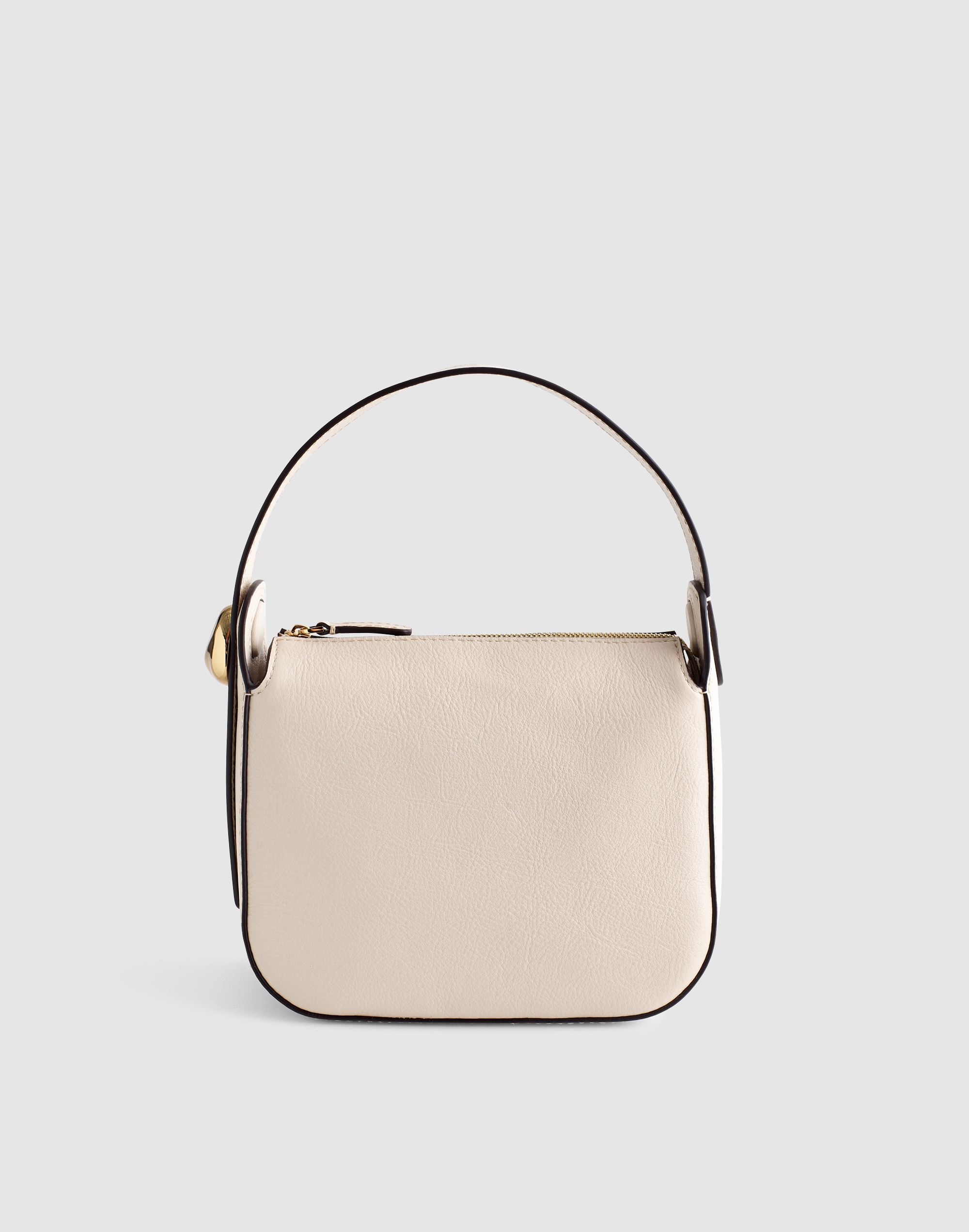 The Sculpted Metal Wristlet Bag