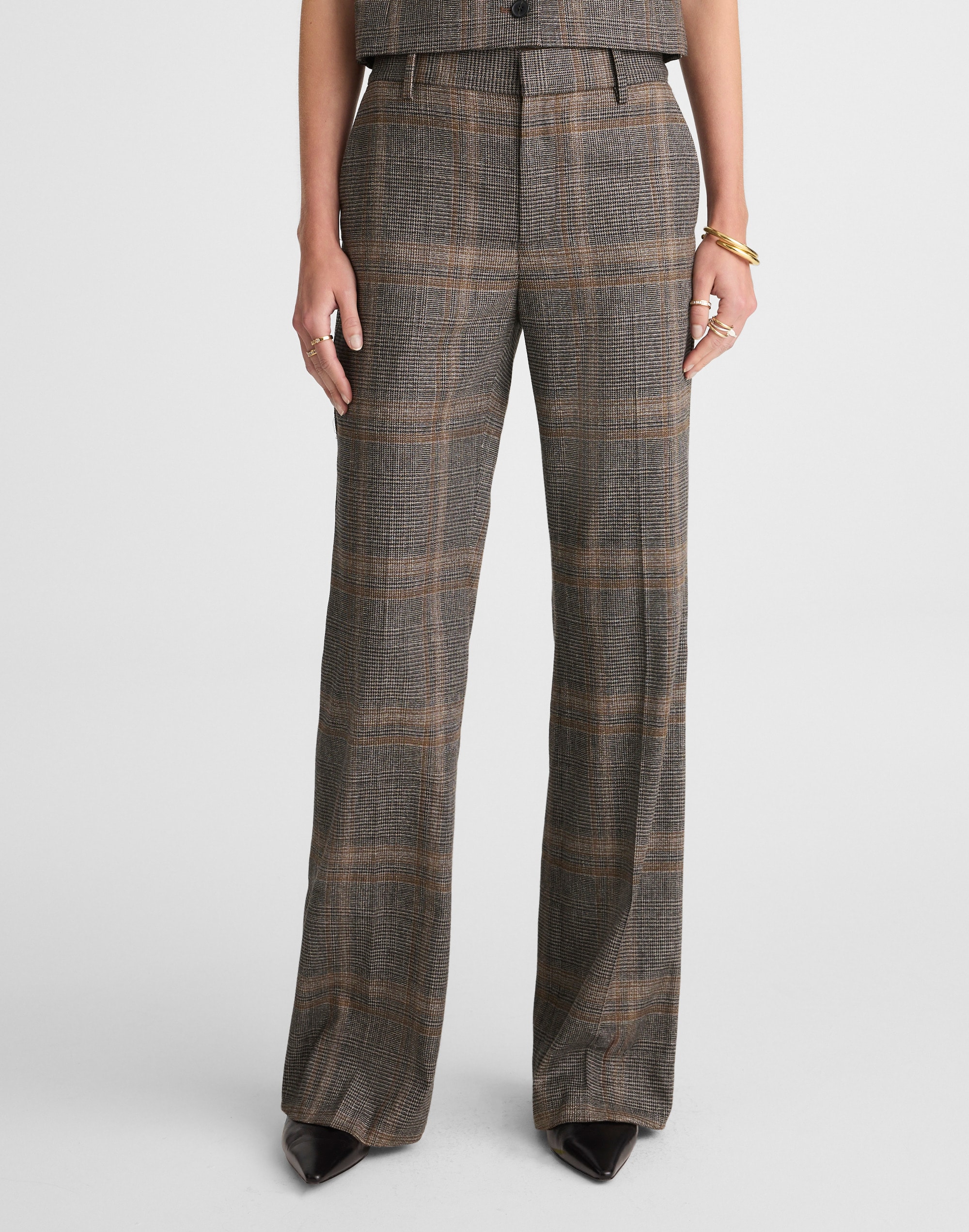 High-Rise Bootcut Trouser