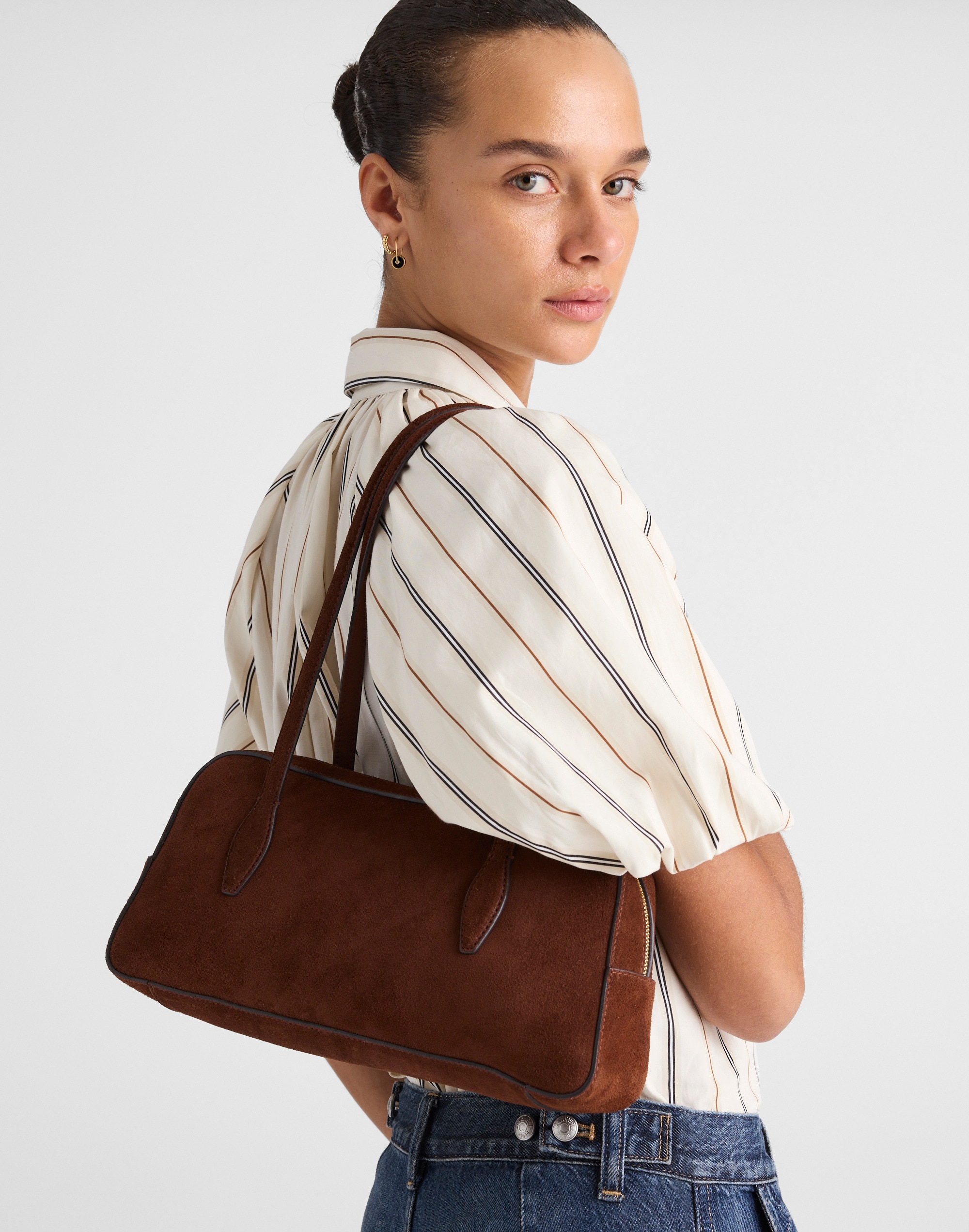 The Top-Zip Shoulder Bag