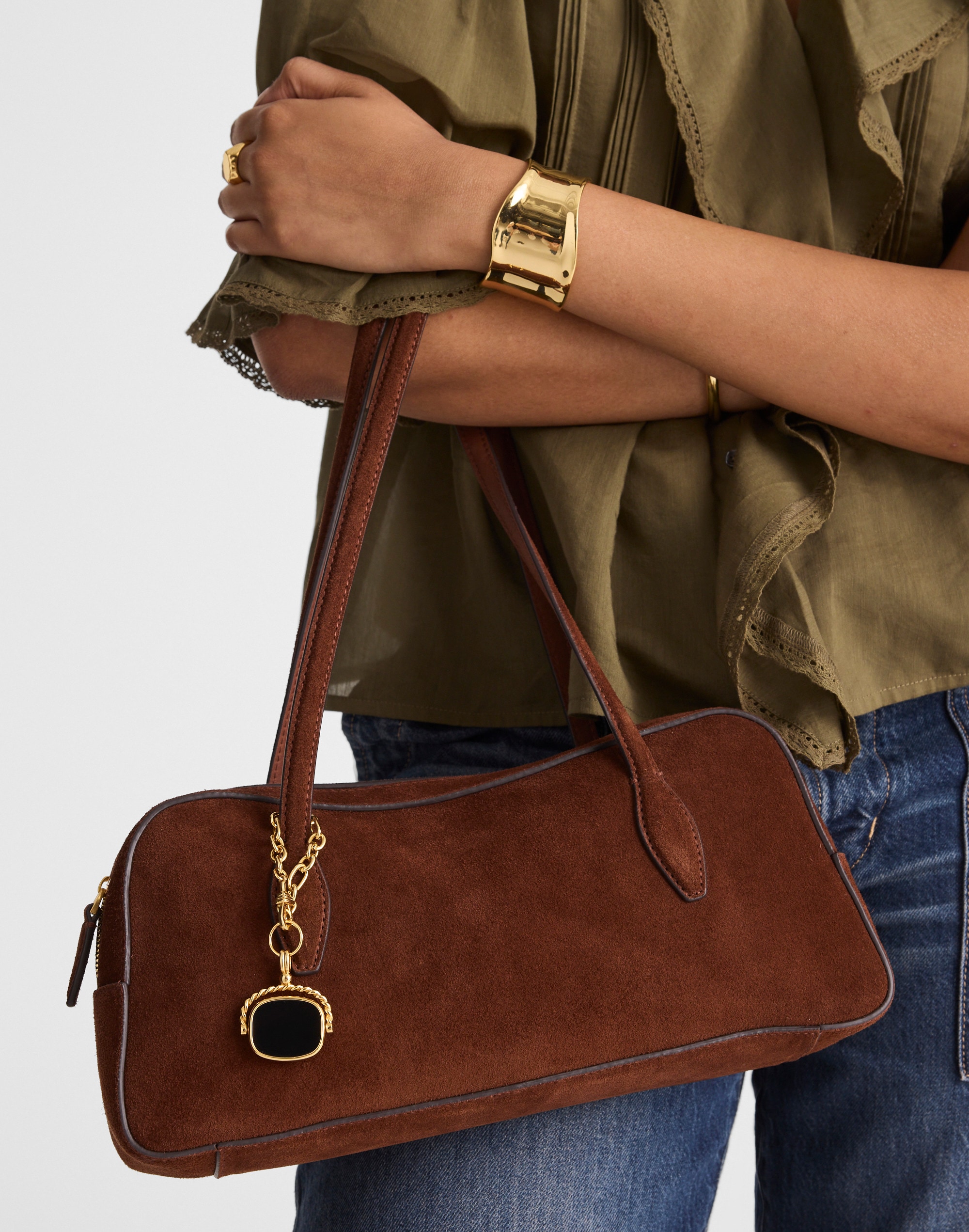 The Top-Zip Shoulder Bag