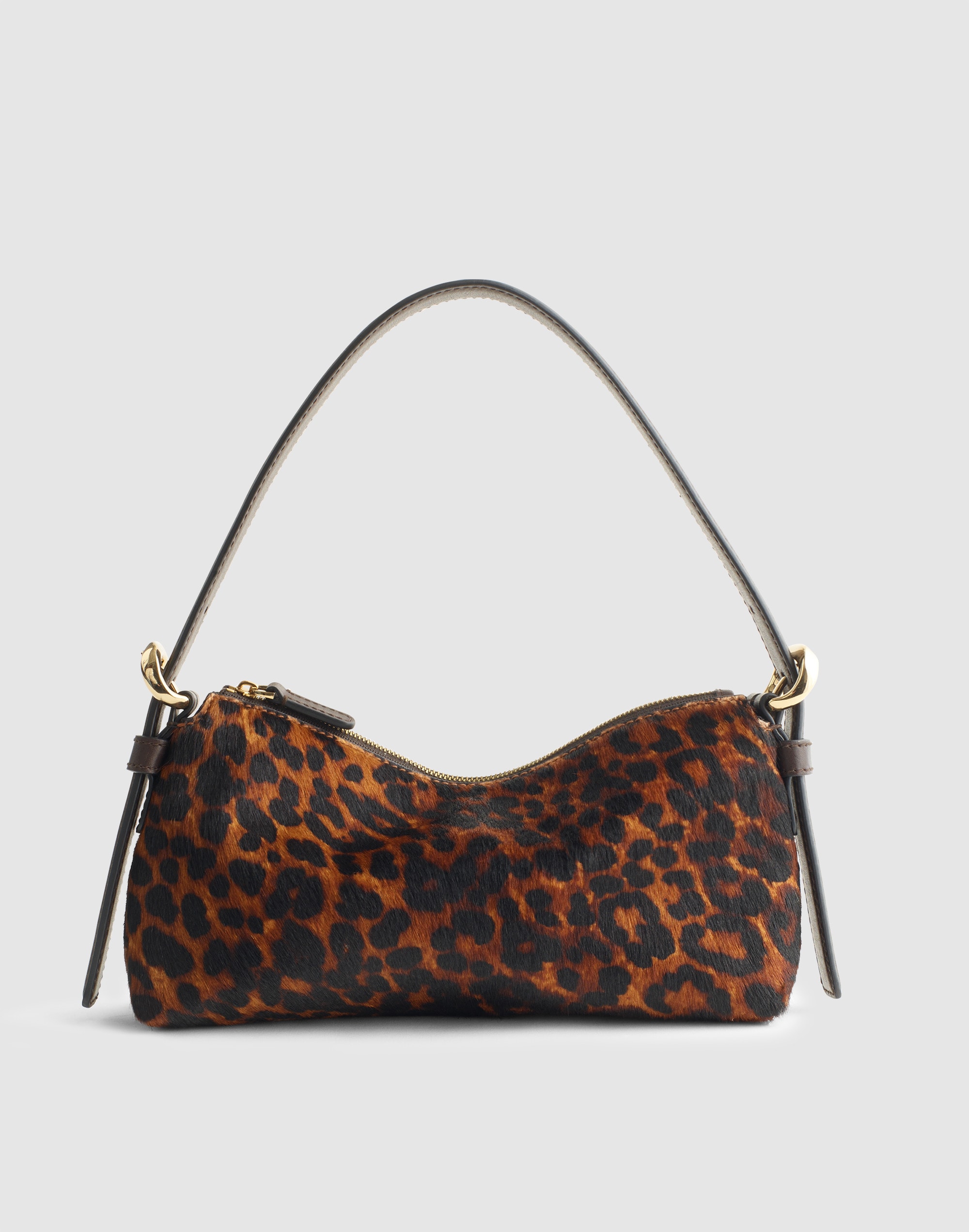 the slouchy bag in leopard haircalf