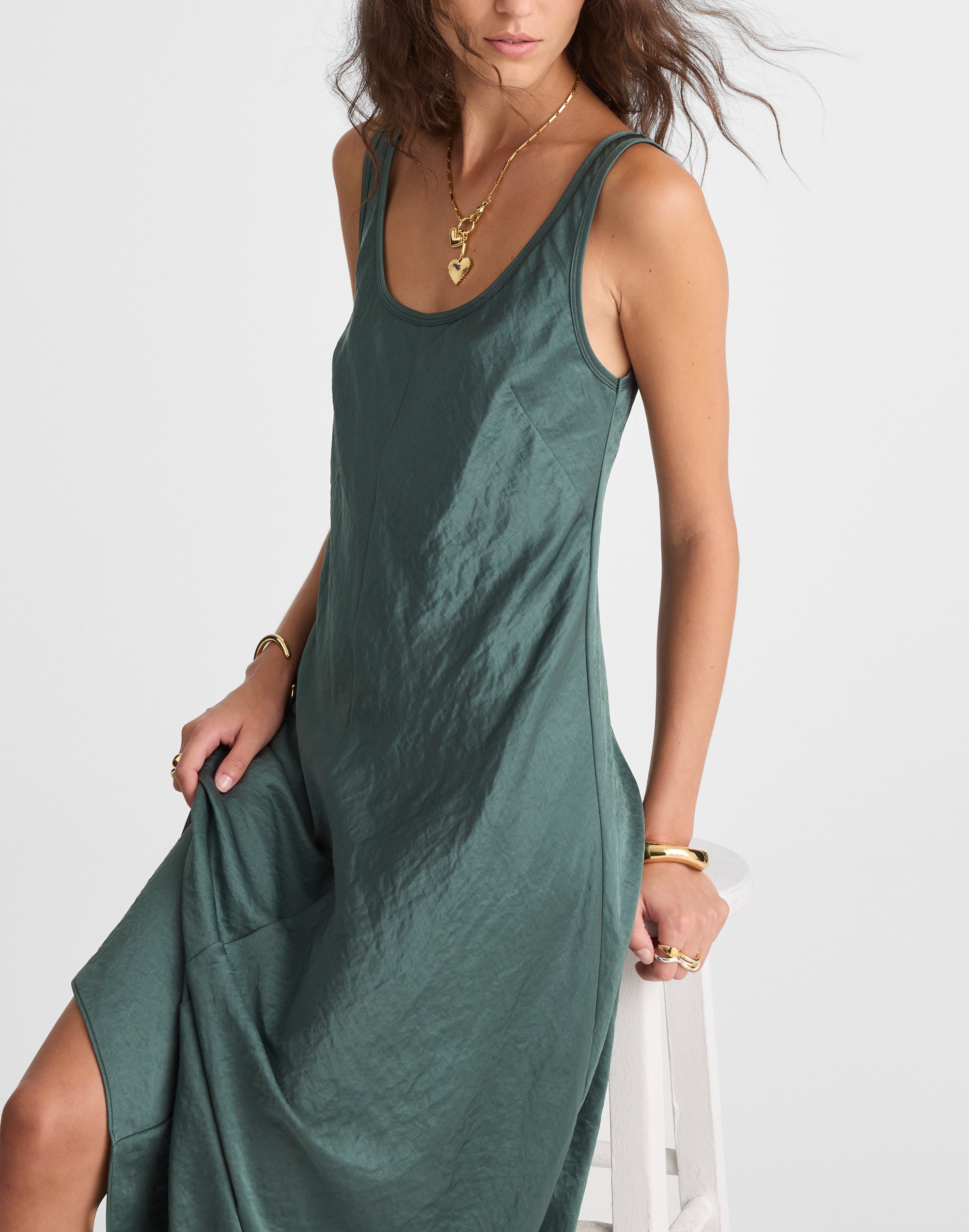 Scoopneck Tank Maxi Dress