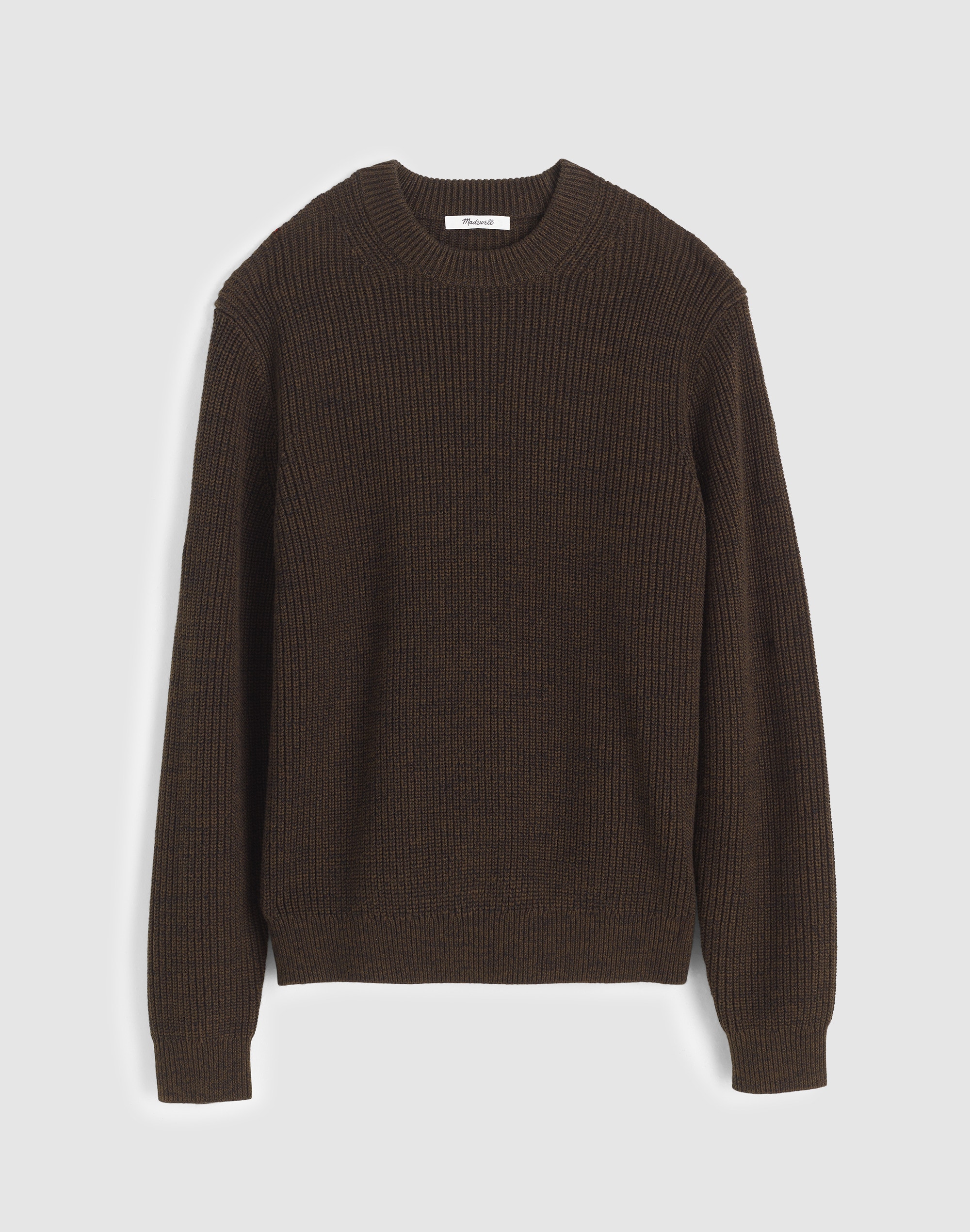 Cotton Shaker Stitch Crewneck Sweater | Madewell
