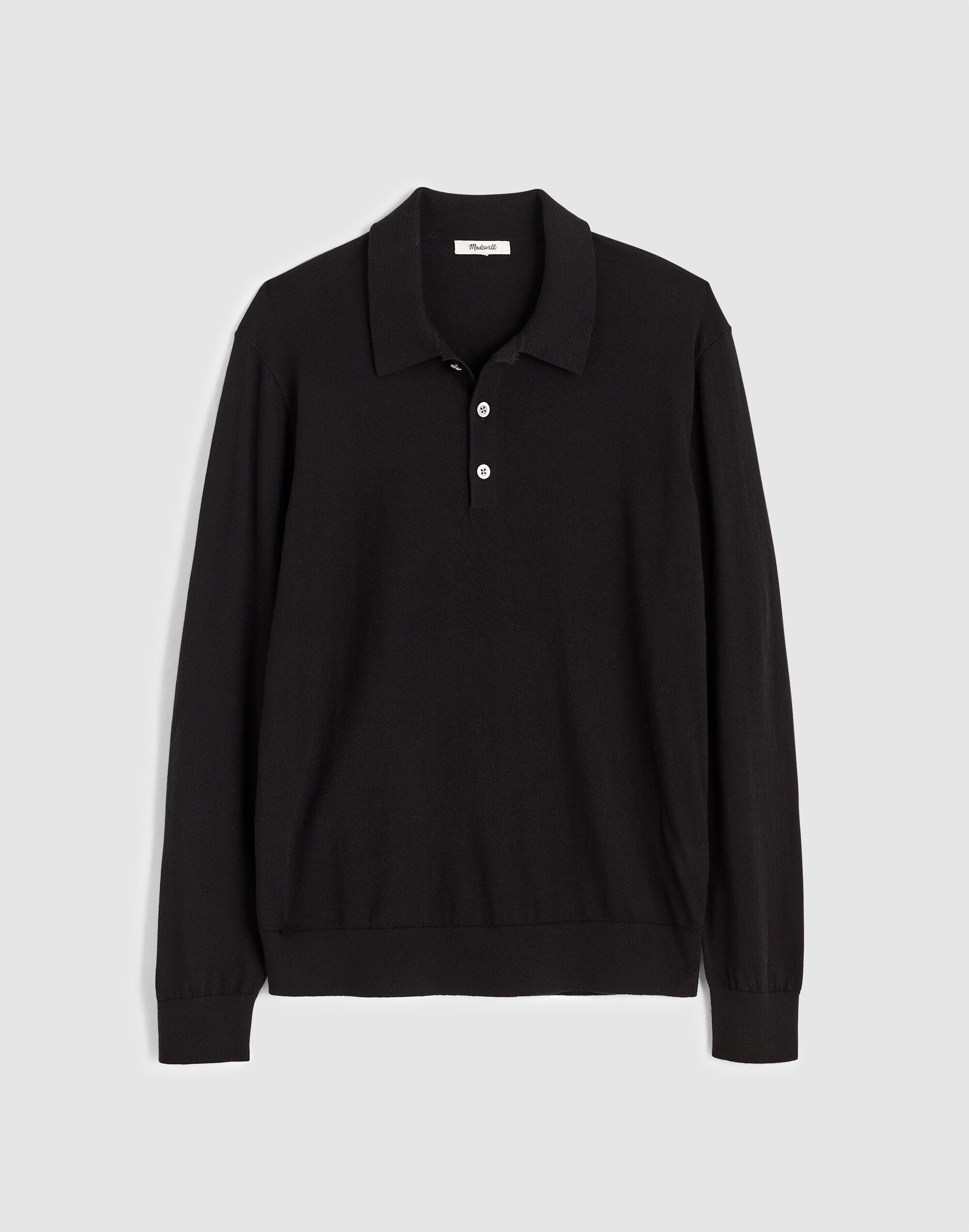Long-Sleeve Sweater Polo