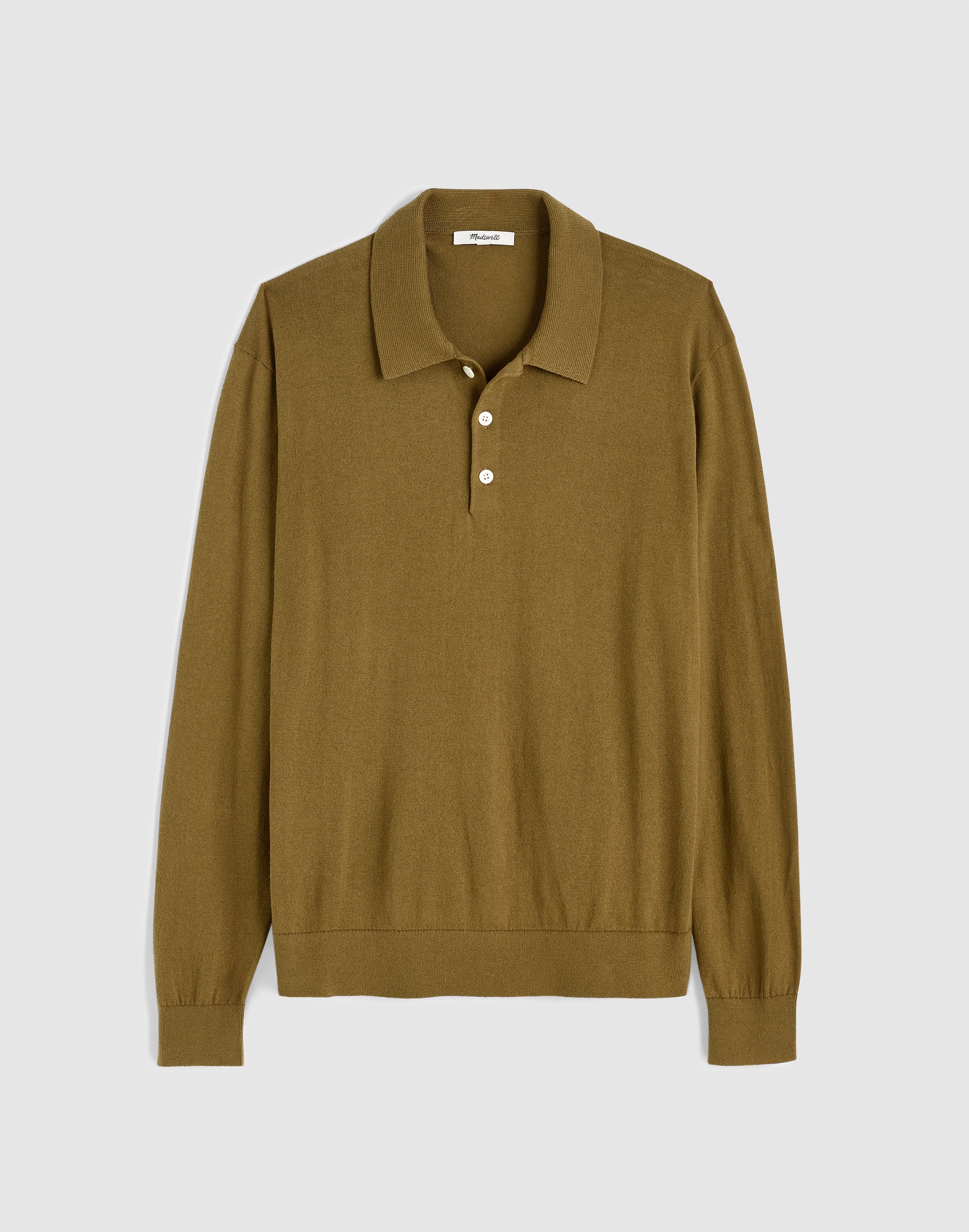 Long-Sleeve Sweater Polo