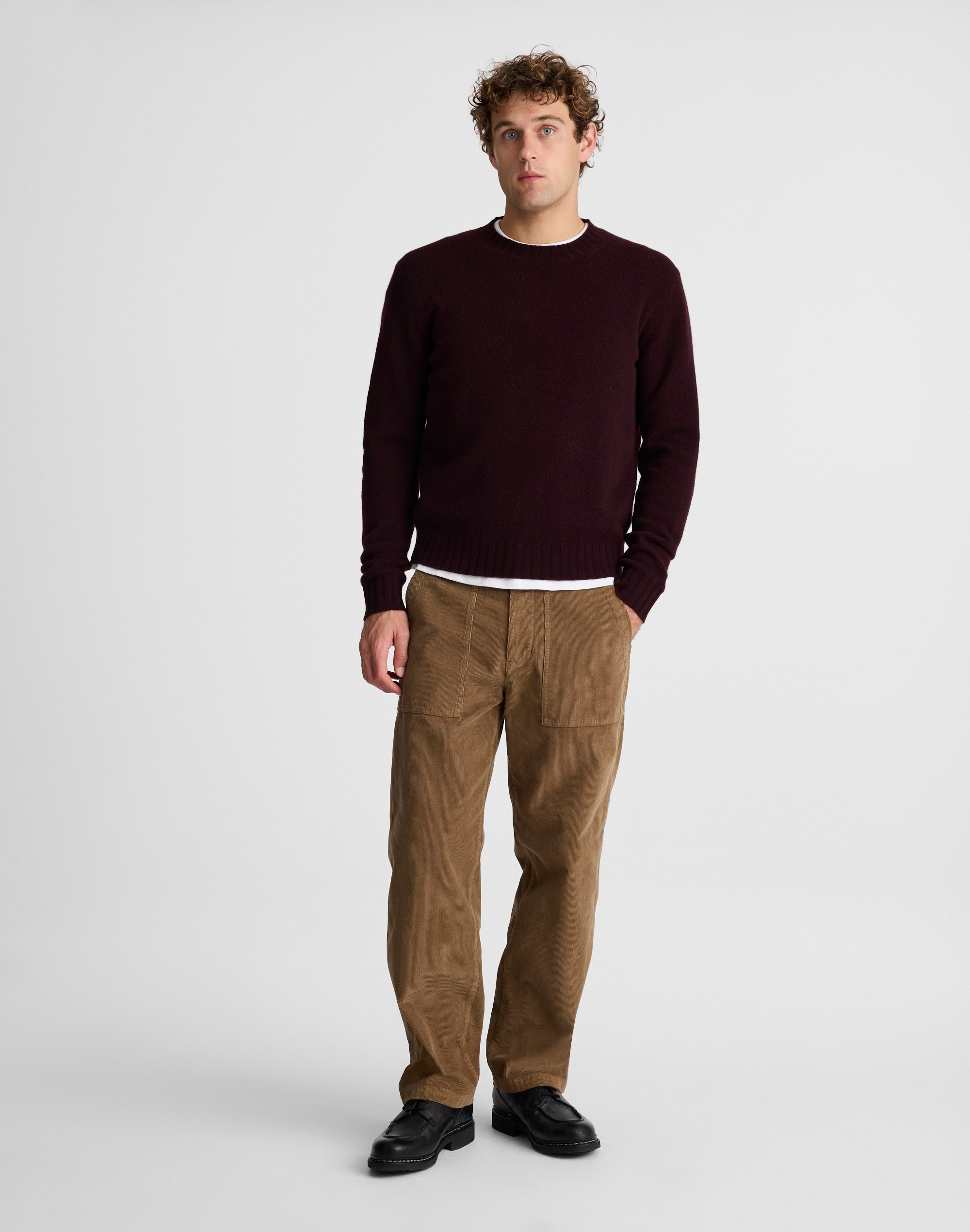 Crewneck Sweater in Heritage Merino Wool Alternate Image 1