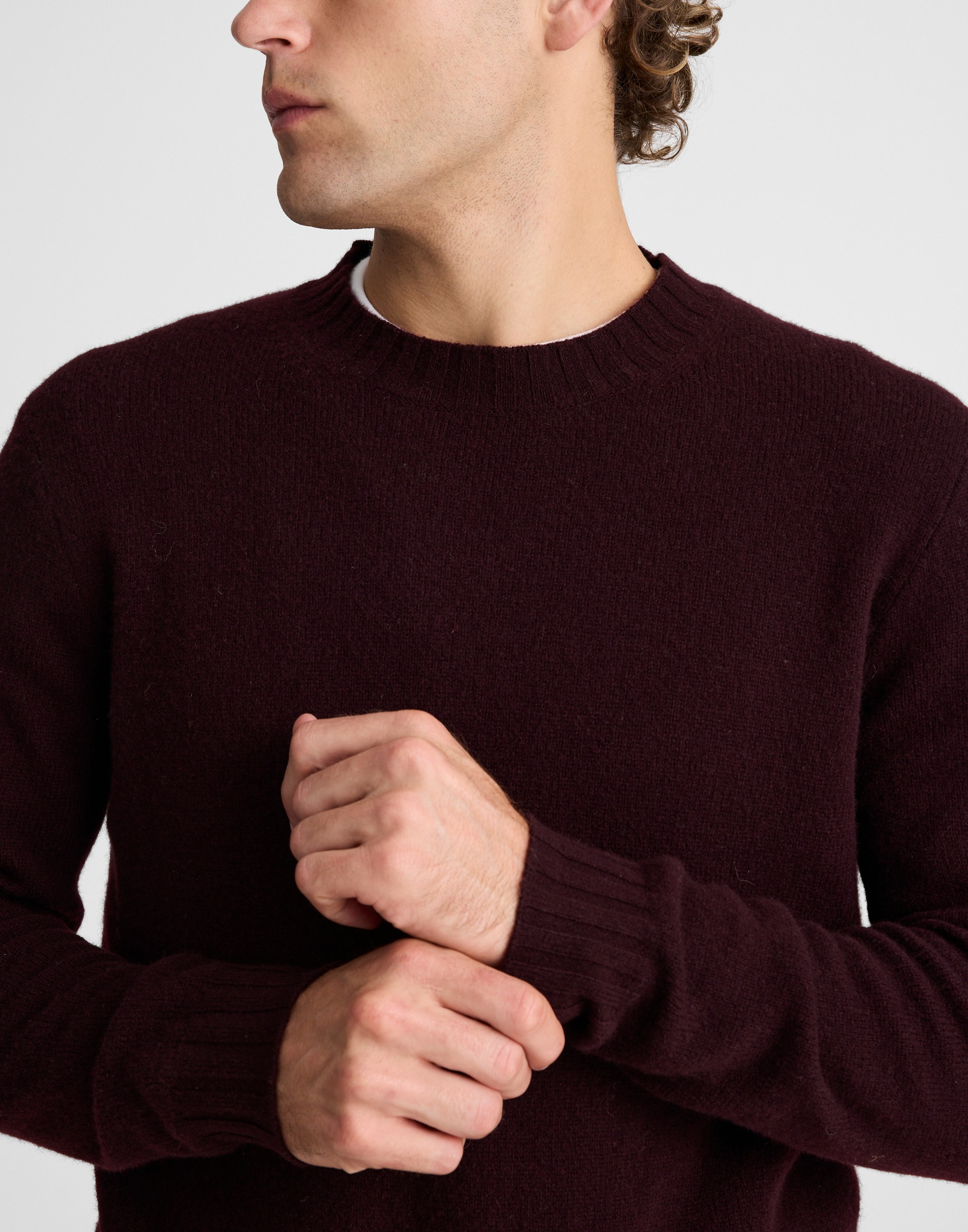 Crewneck Sweater in Heritage Merino Wool Alternate Image 5