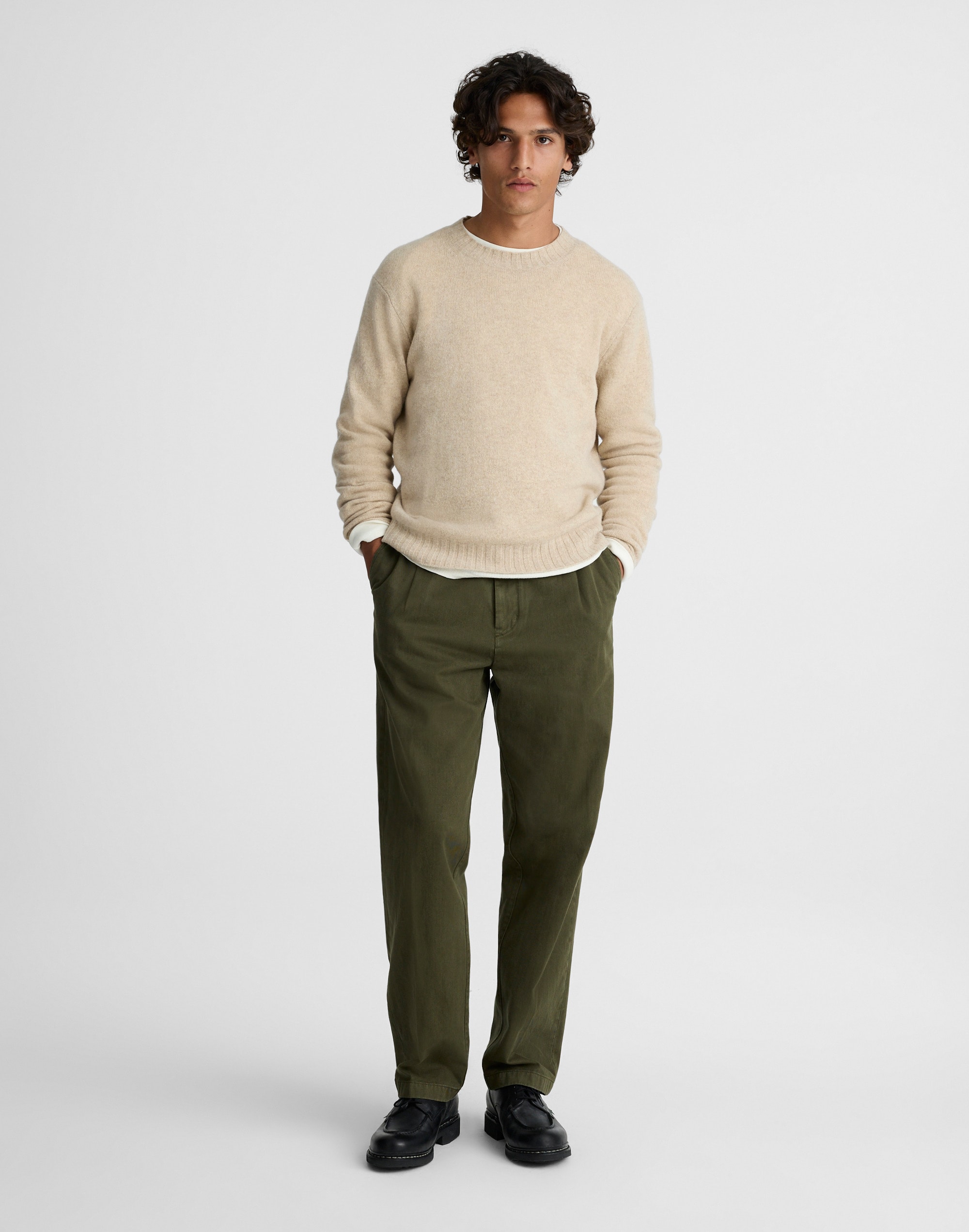 Crewneck Sweater in Heritage Merino Wool