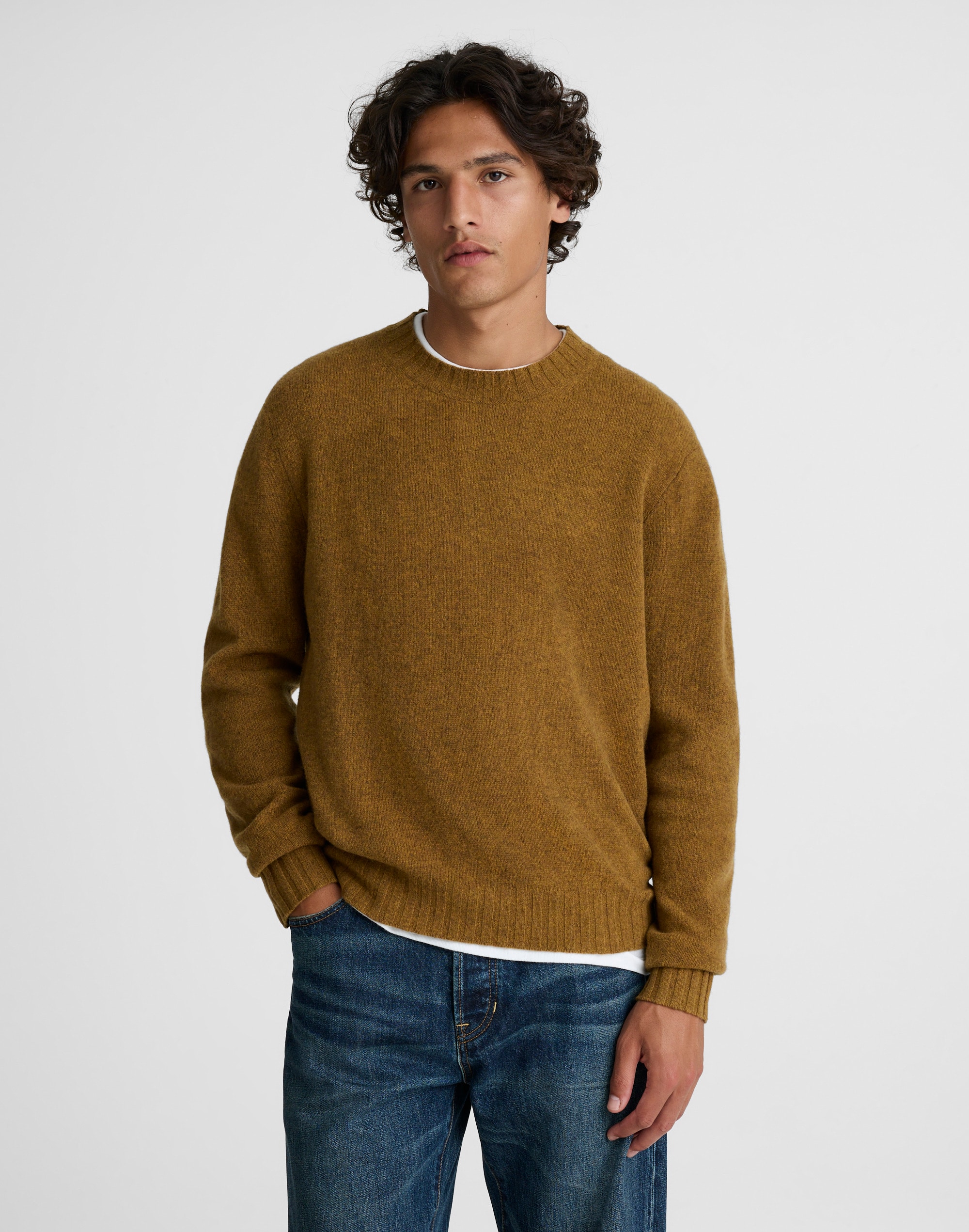 Crewneck Sweater in Heritage Merino Wool
