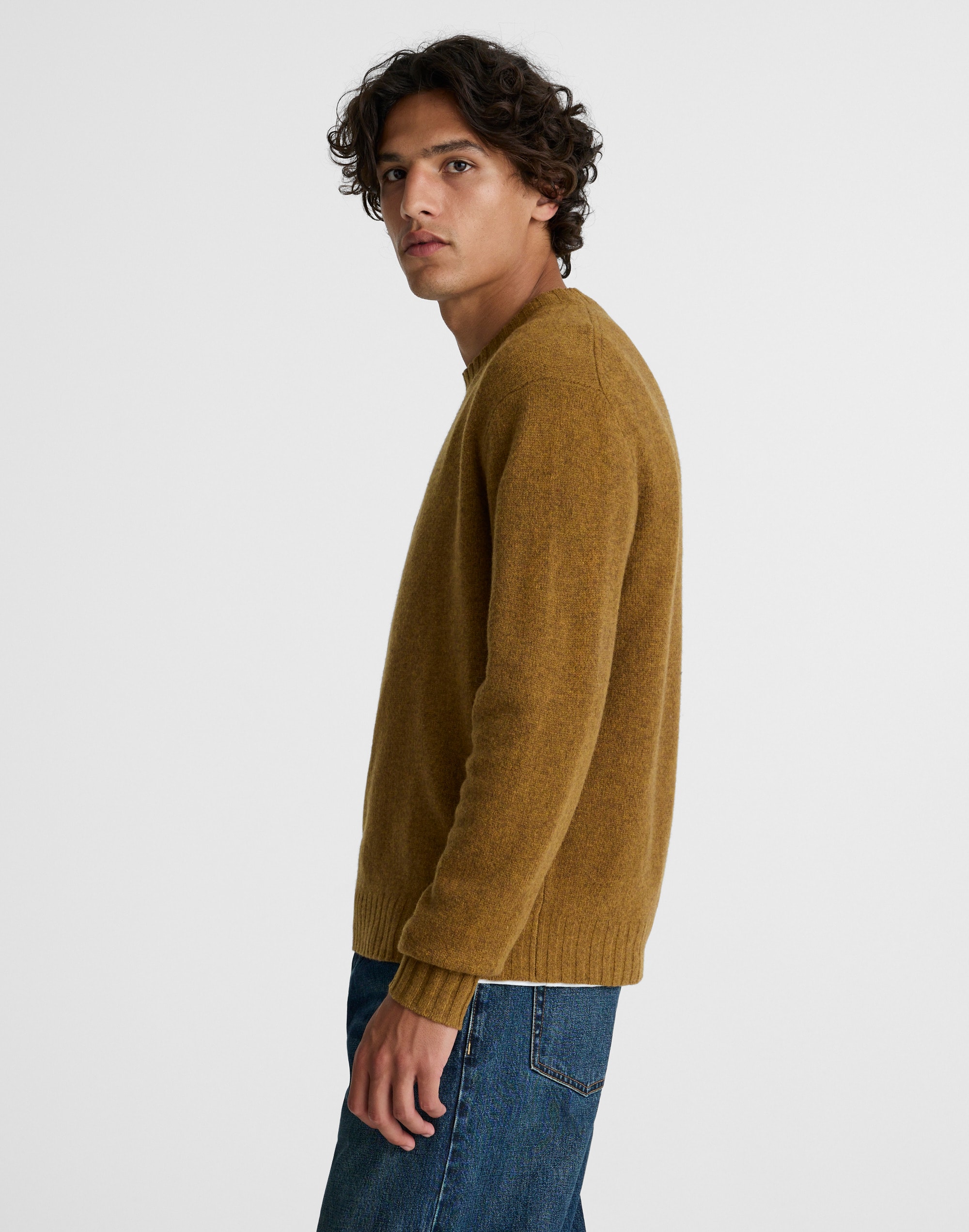 Crewneck Sweater in Heritage Merino Wool