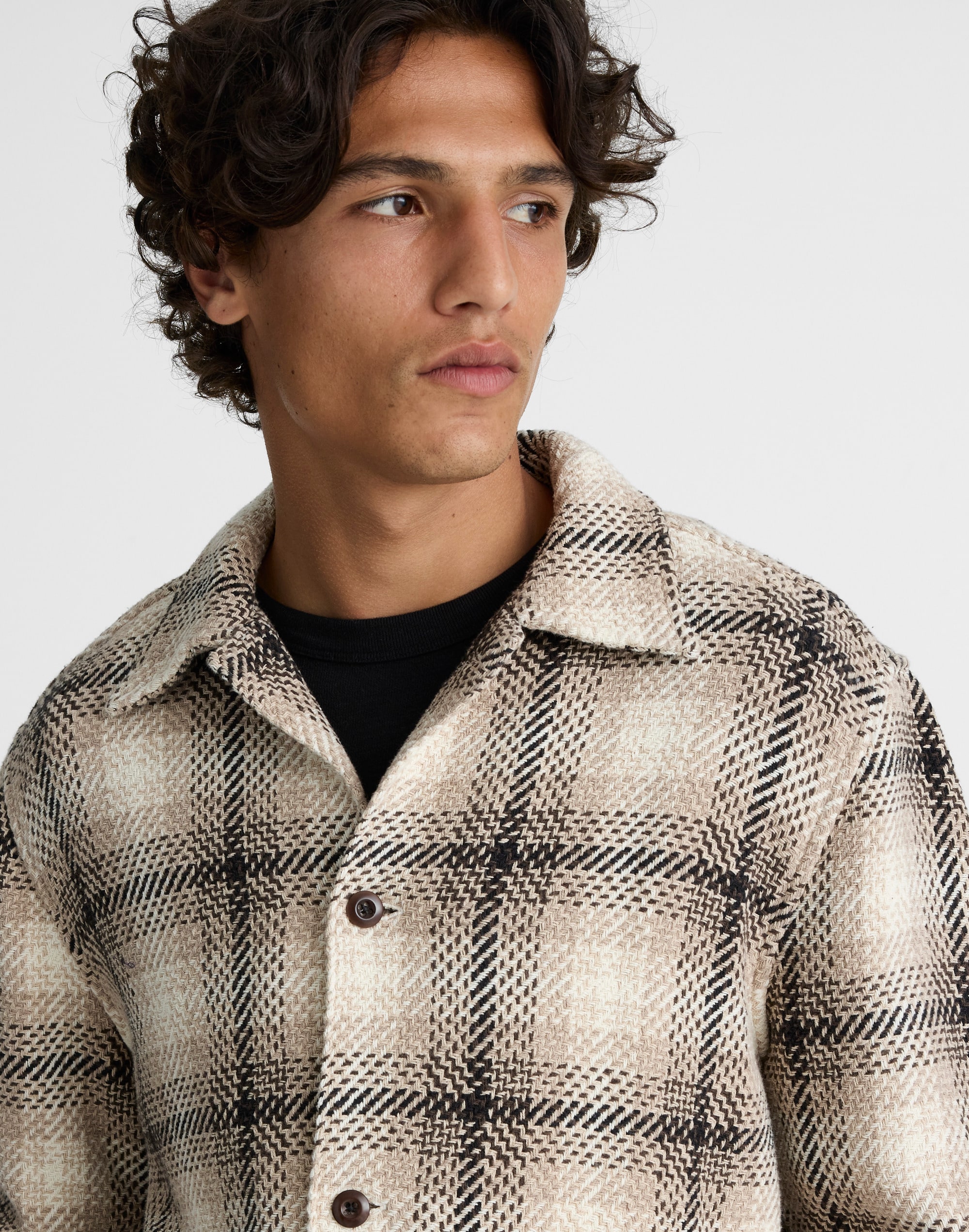 Madewell Chunky Twill Jacket In Neutral