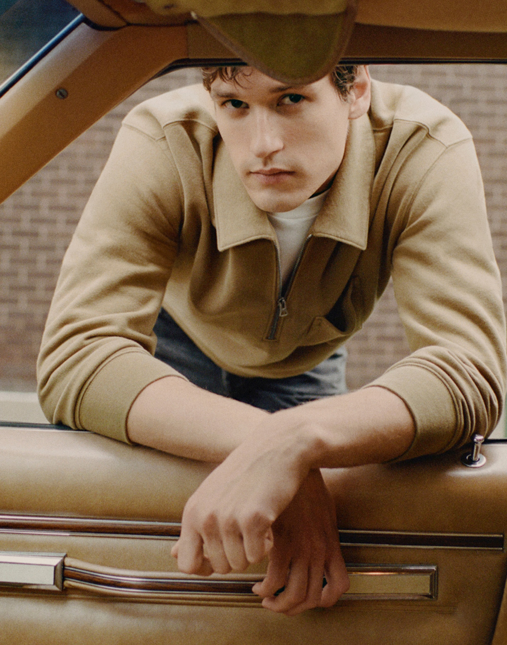 The McCarren Midweight Quarter-Zip Sweatshirt | Madewell