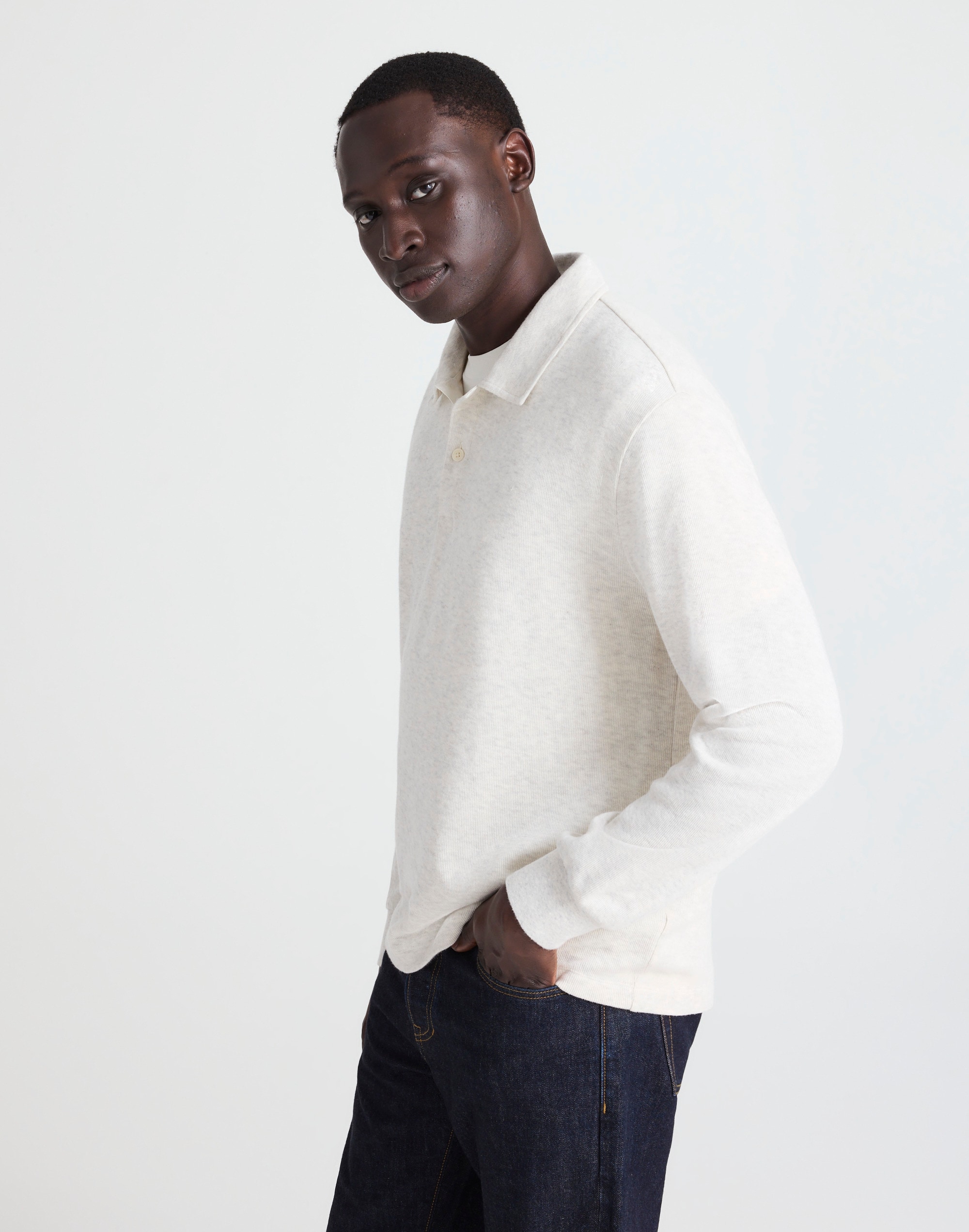 French Rib Knit Polo