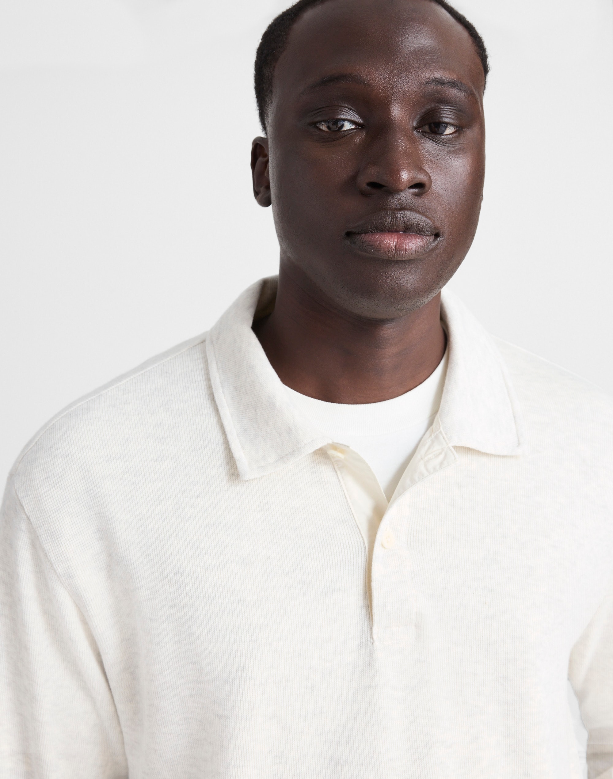 French Rib Knit Polo