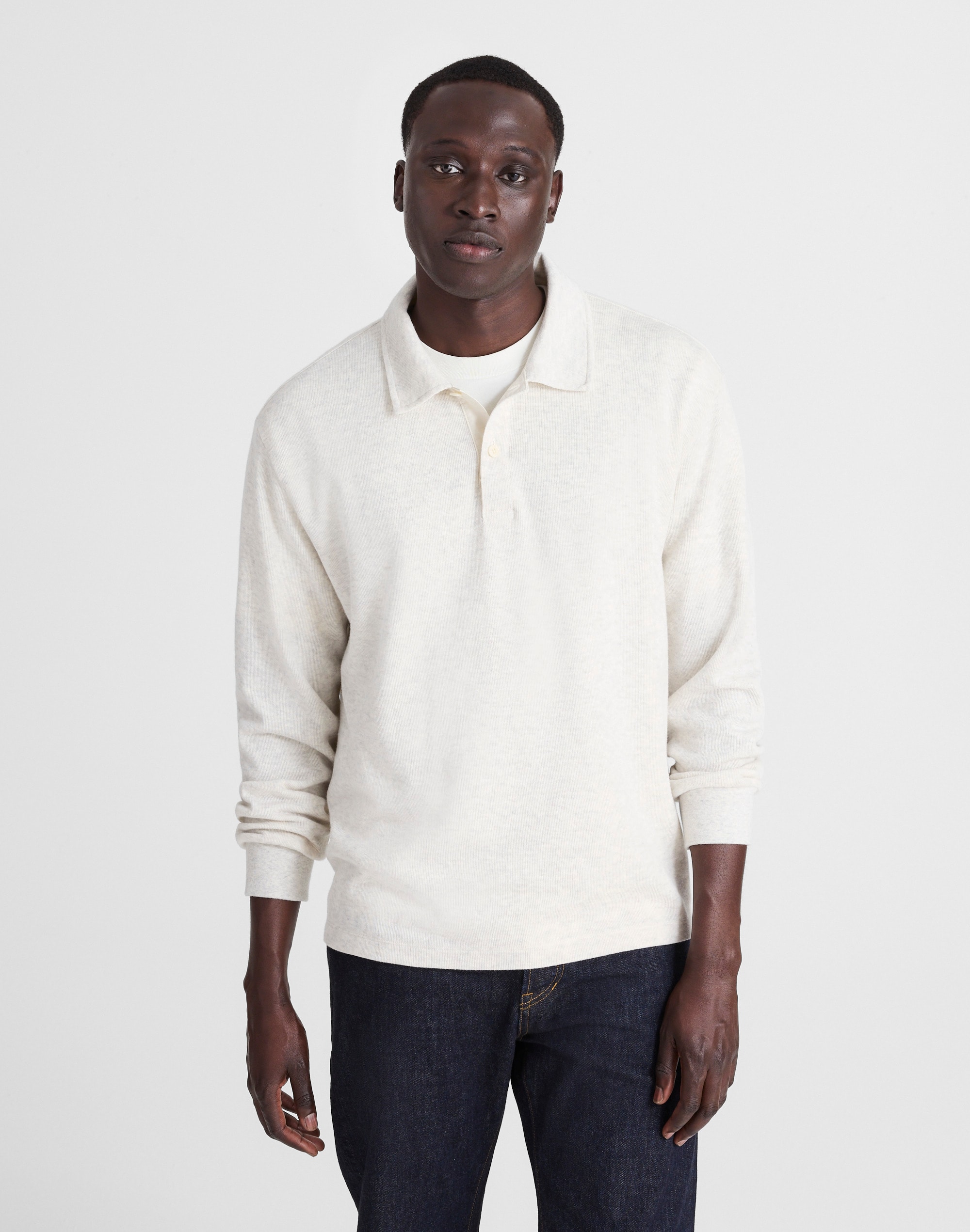 French Rib Knit Polo