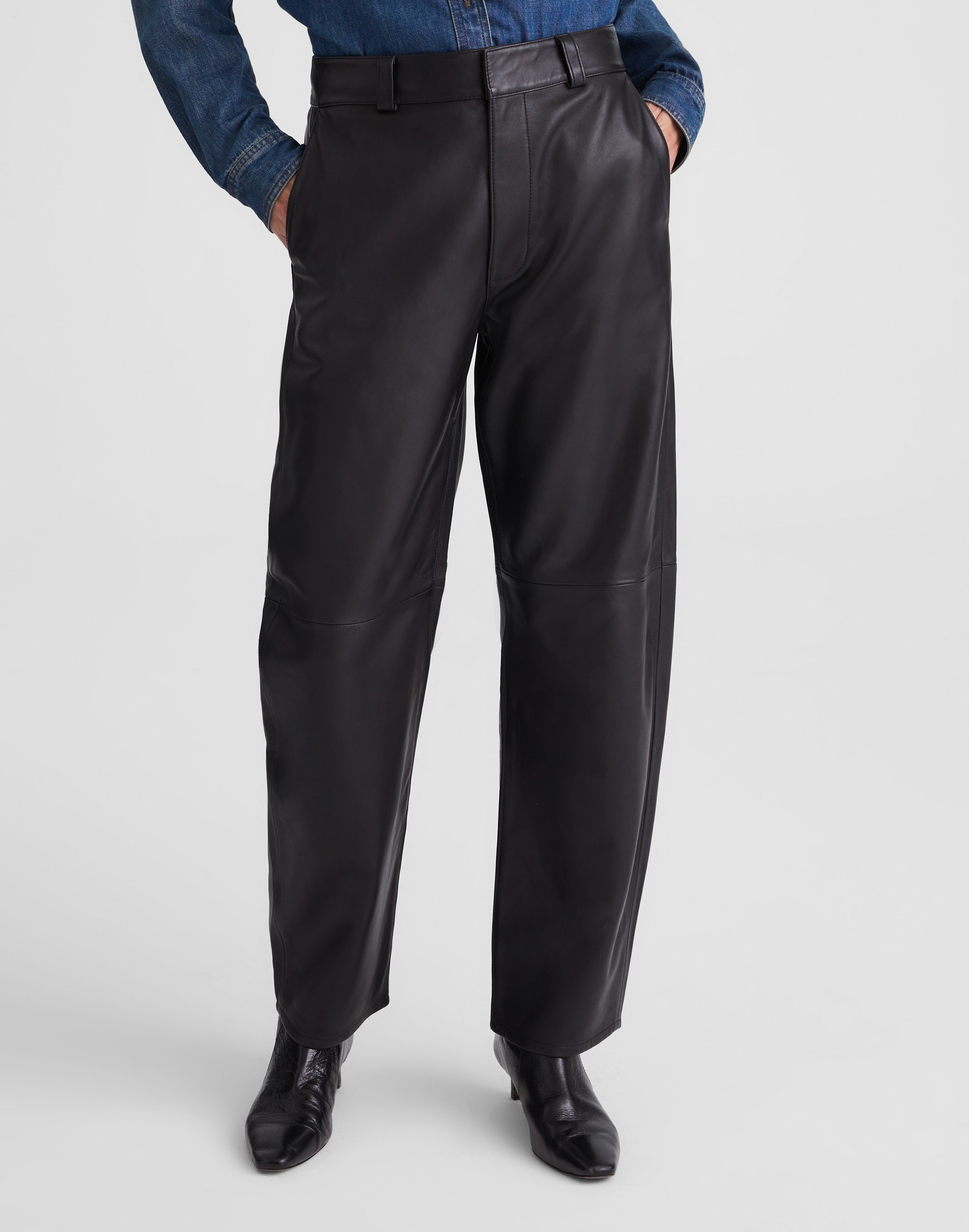 The Balloon Pant in Leather