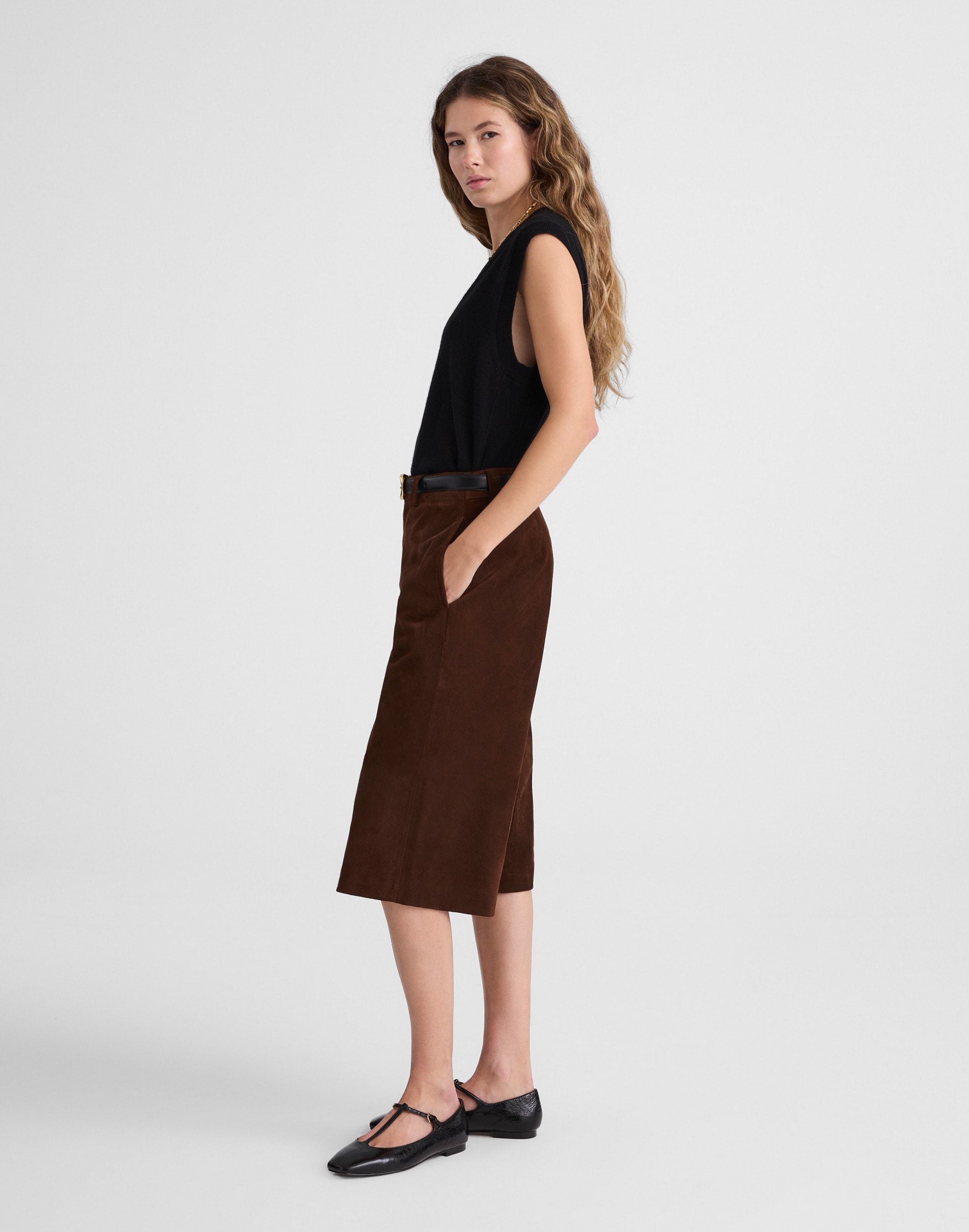 Suede Culottes