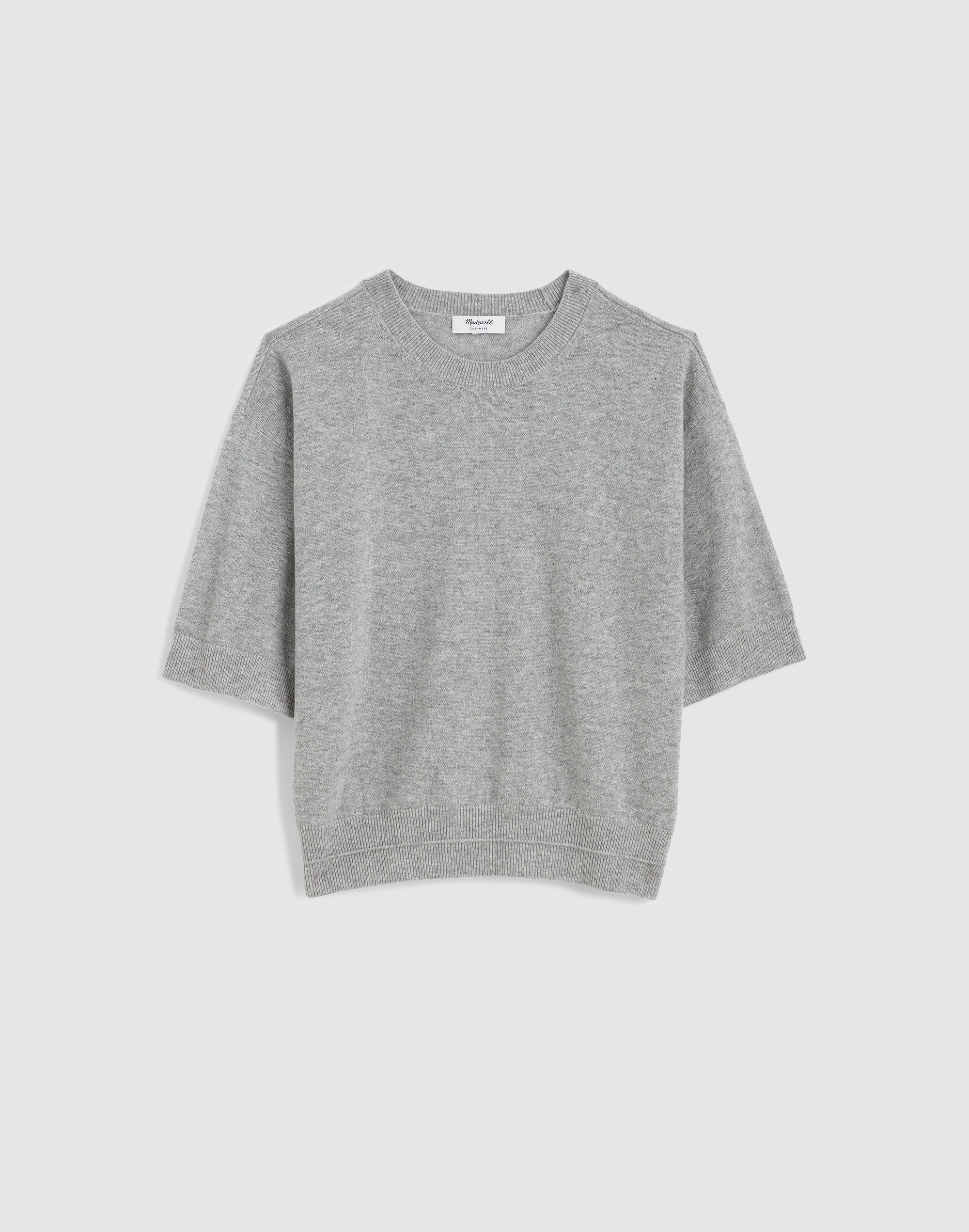 Relaxed Sweater Tee in 100% Cashmere