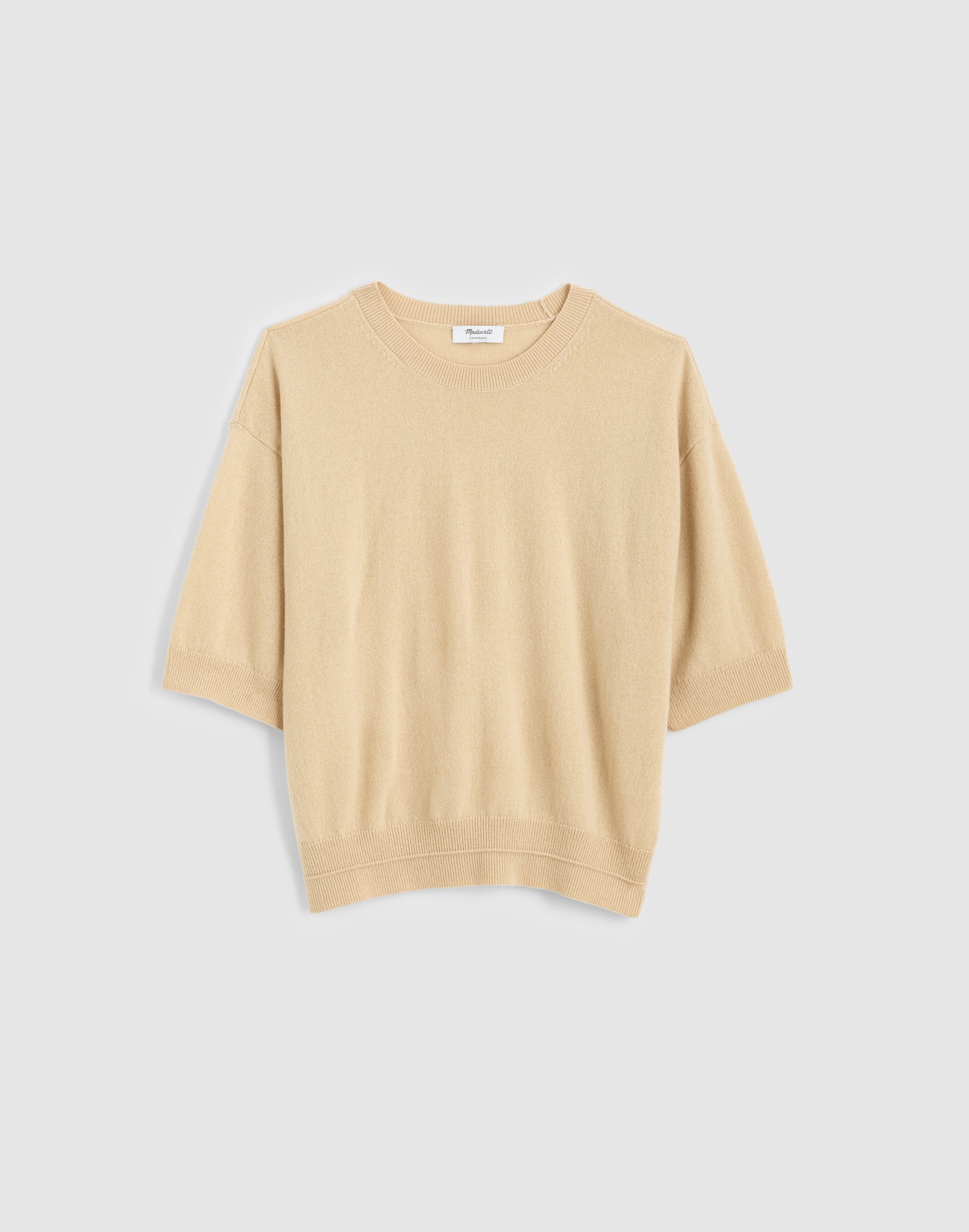 Relaxed Sweater Tee in 100% Cashmere