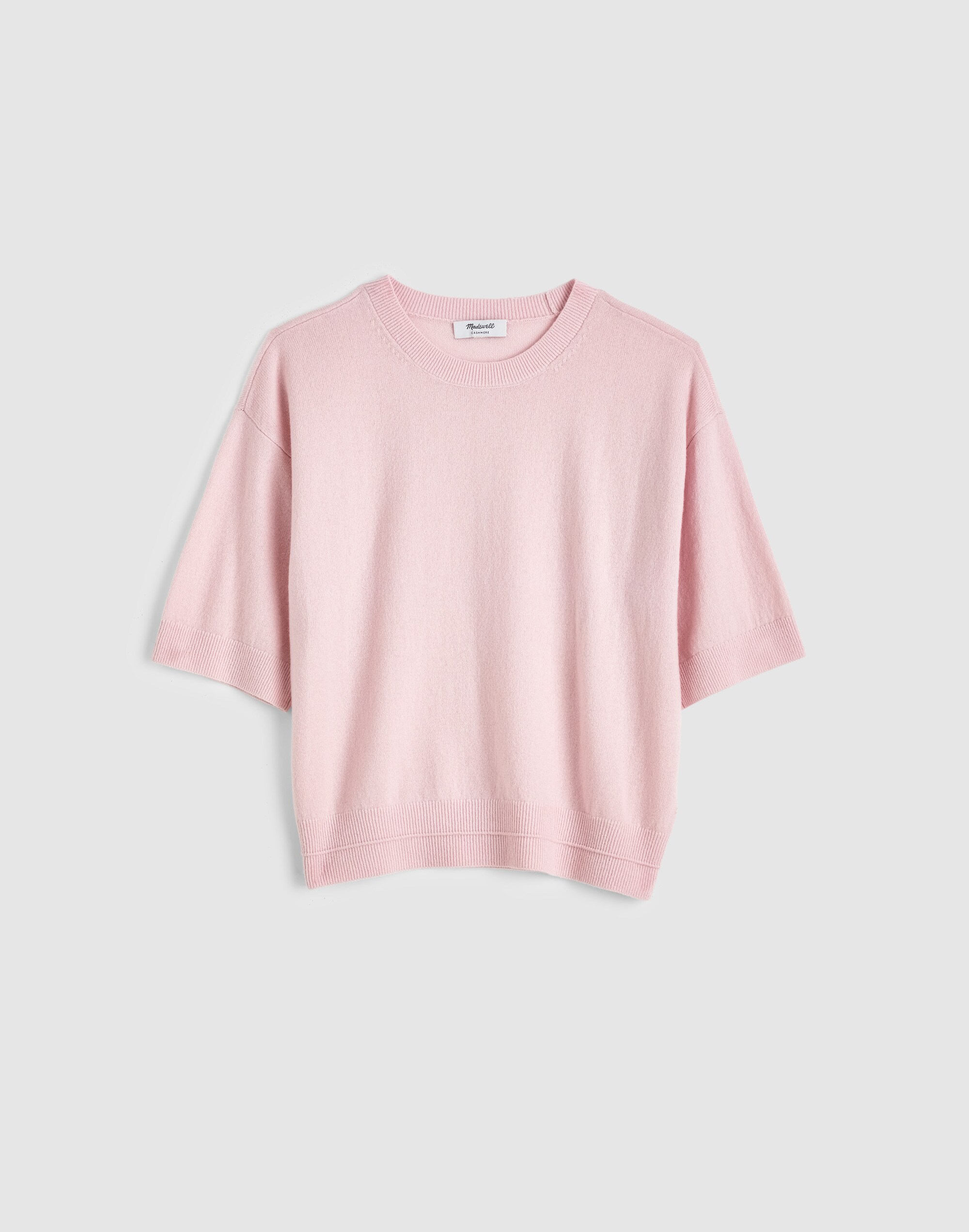 Relaxed Sweater Tee in 100% Cashmere