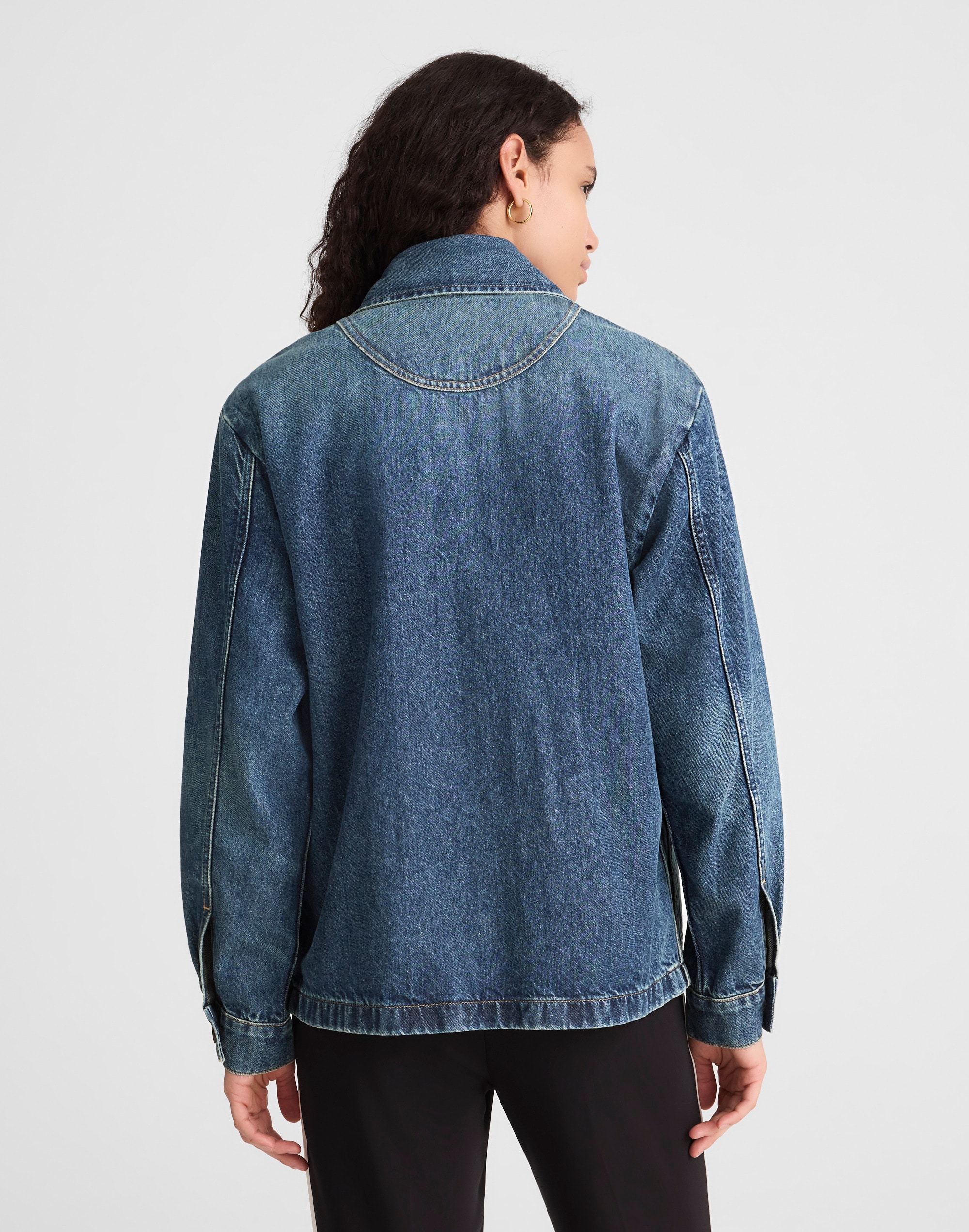 Relaxed Chore Jacket in Greendale Wash Alternate Image 4